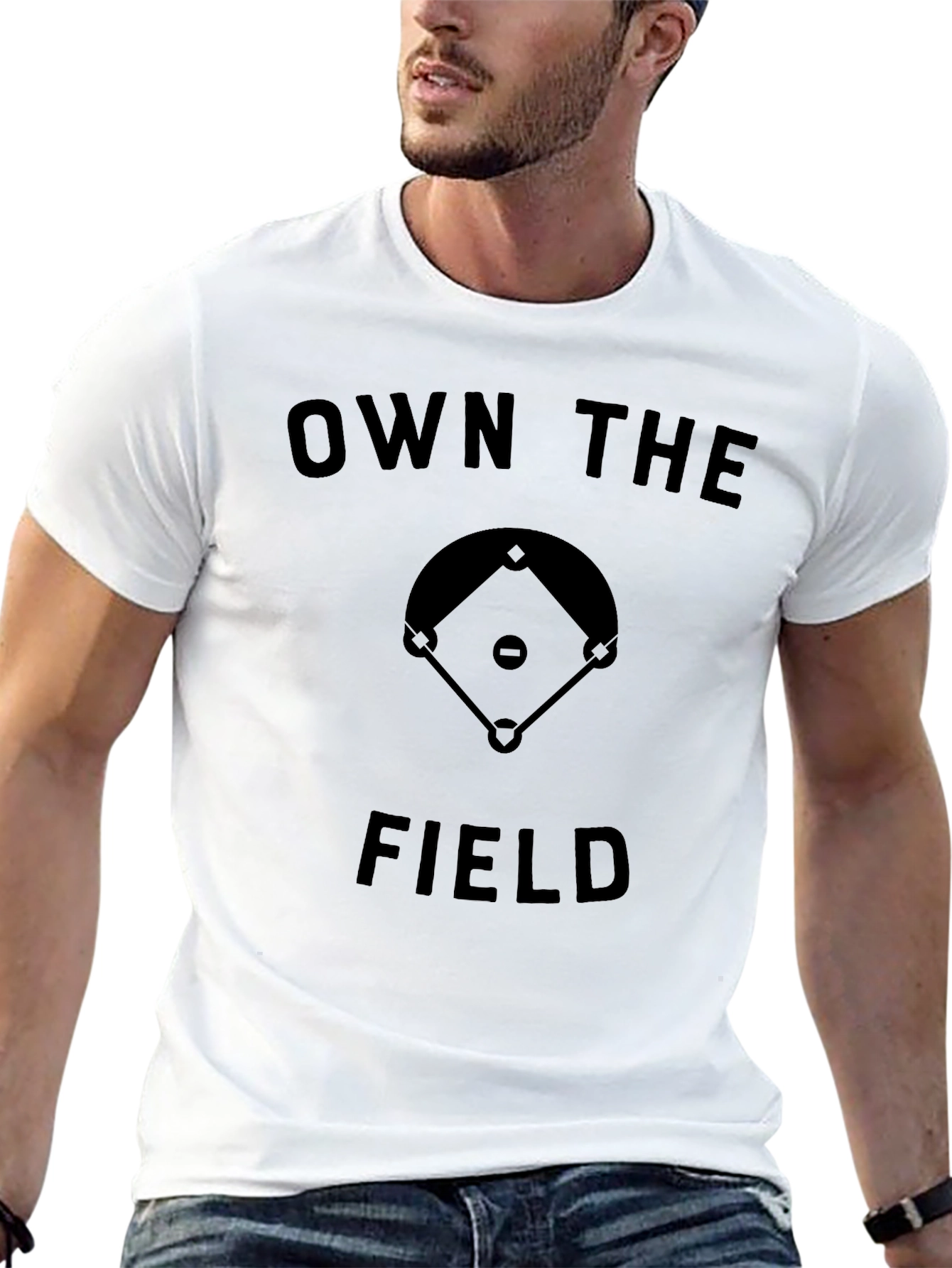 Own The Field Baseball Graphic Tee - 13