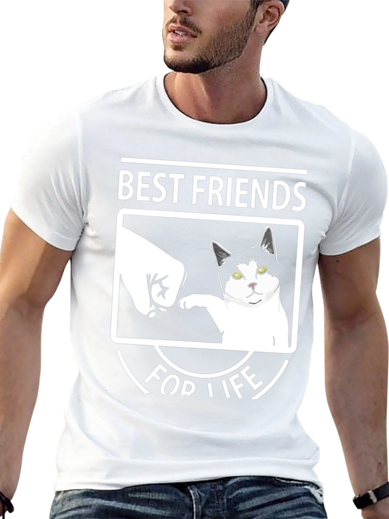 Black Best Friends For Life T-Shirt view 13