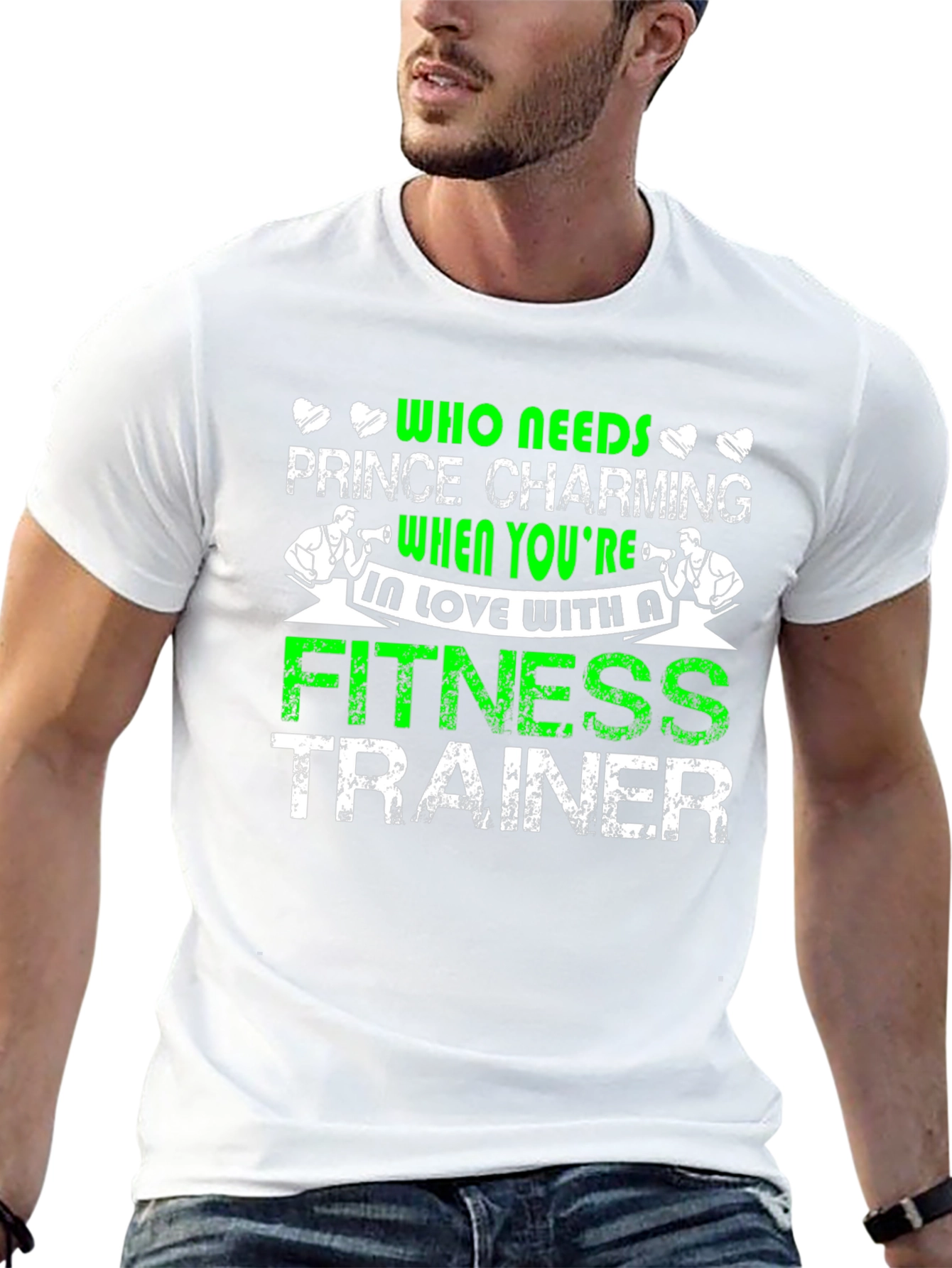 Black Fitness Trainer T-Shirt Funny Gym Workout Tee view 13