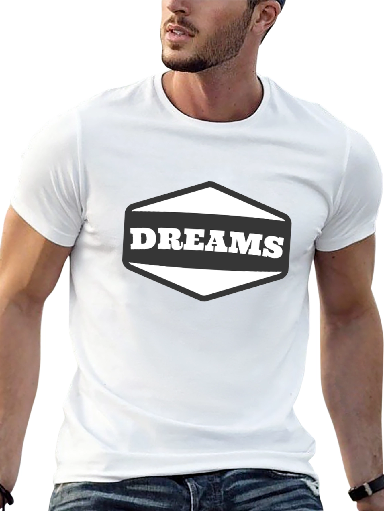 Black Dreams Graphic Black T-Shirt view 13