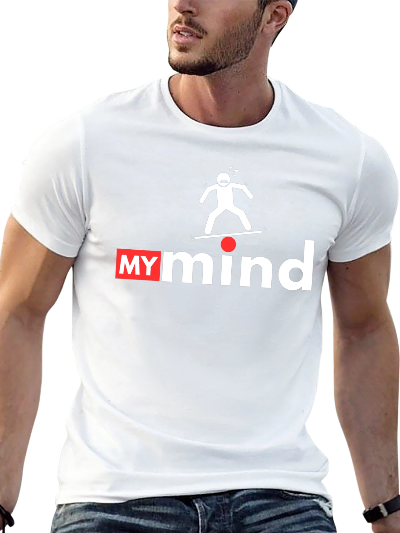 Black My Mind Balancing Act Graphic T-Shirt view 13