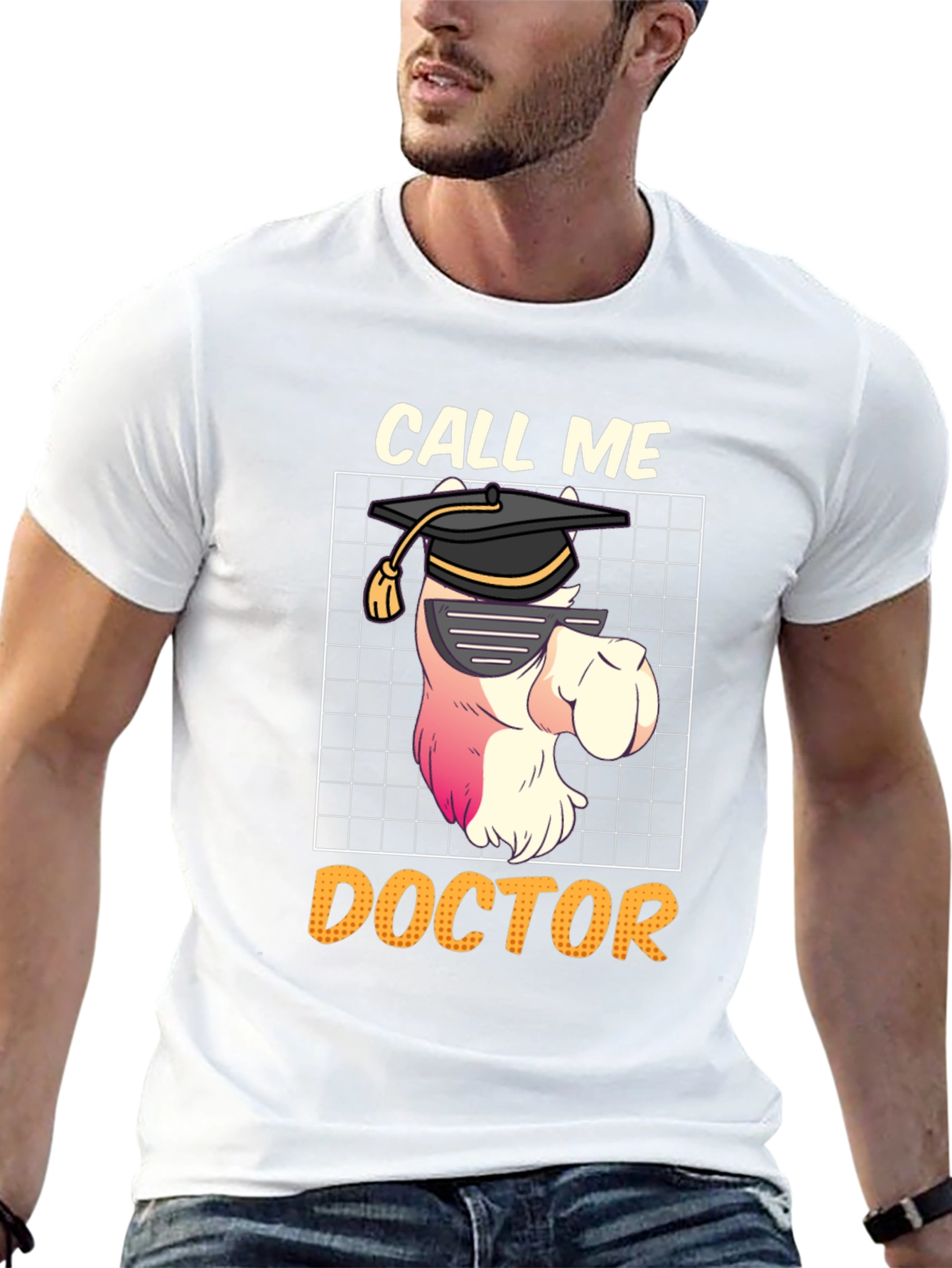 Black Call Me Doctor T-Shirt - Graduation Gift view 13