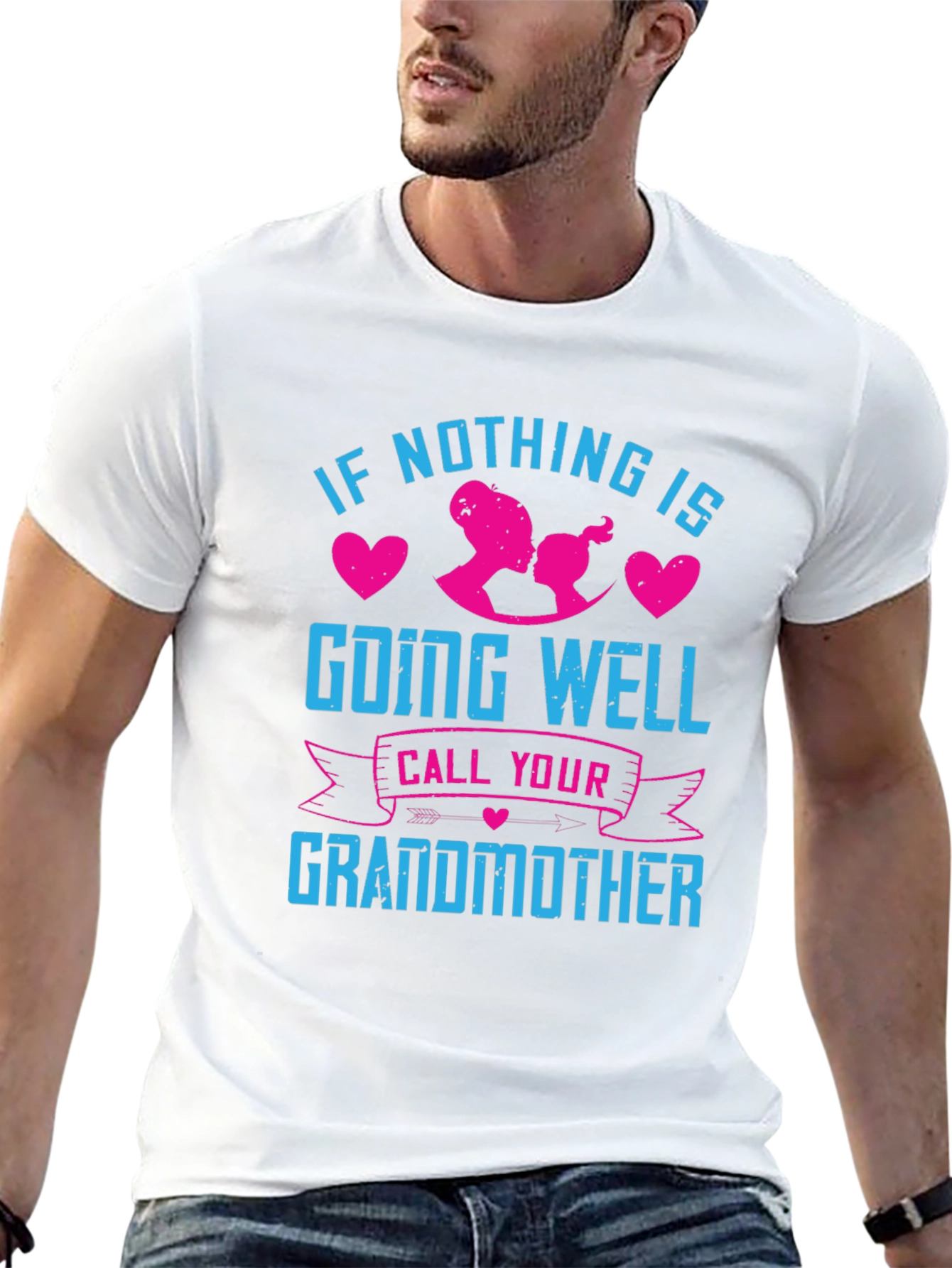 Black Call Your Grandmother T-Shirt - Comfort Fit view 13