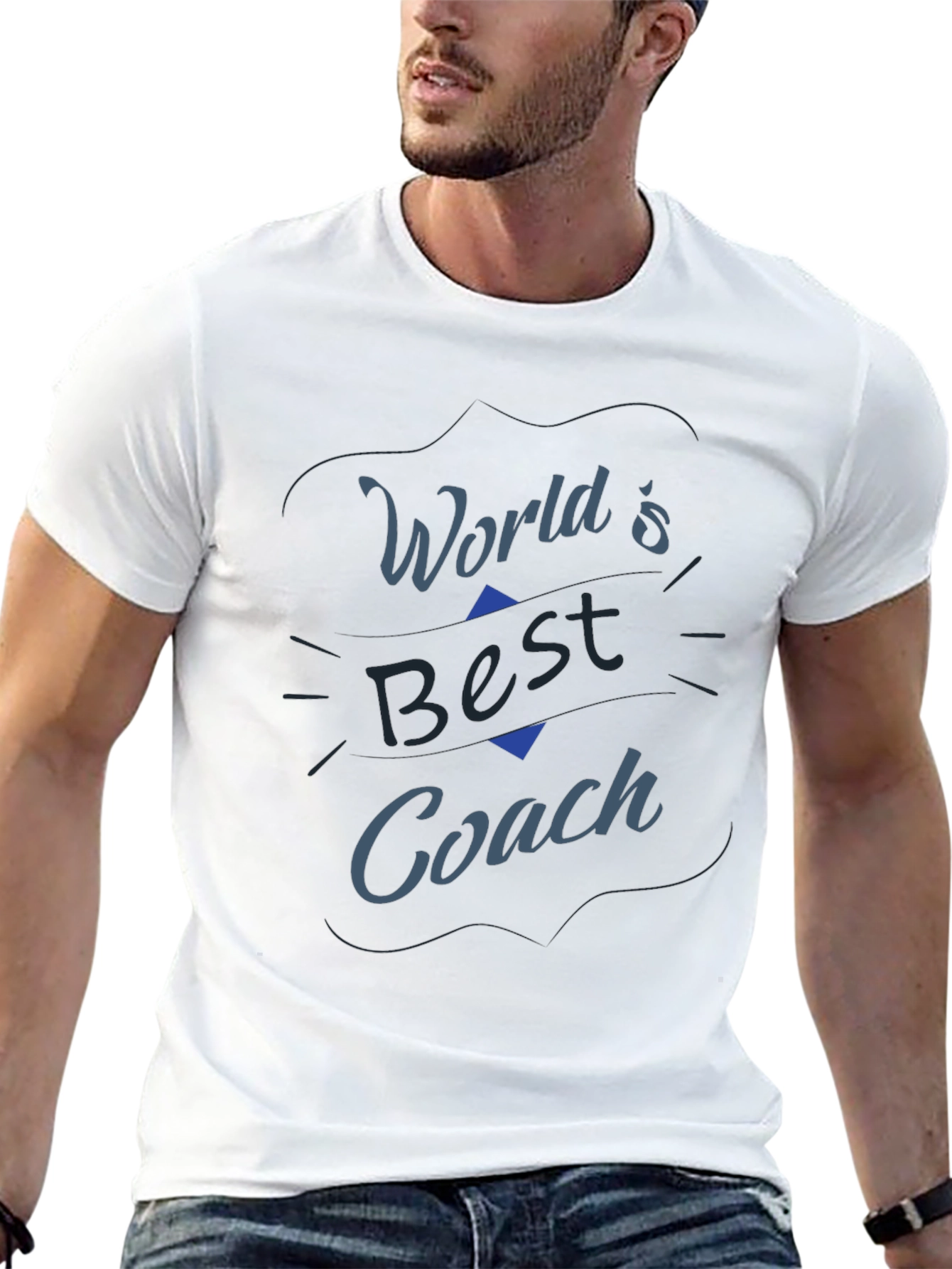 Black World's Best Coach T-Shirt - Gift for Coaches view 13