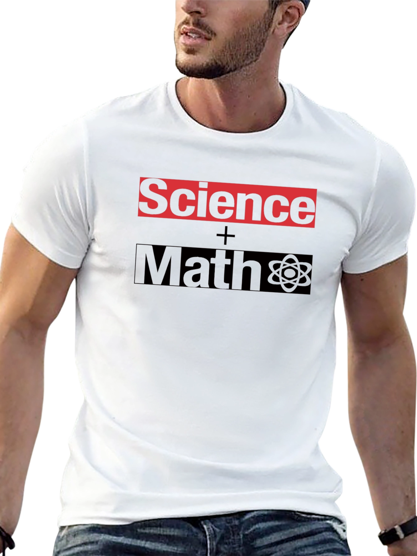 Black Science + Math Graphic Tee - Nerd Humor T-Shirt view 13