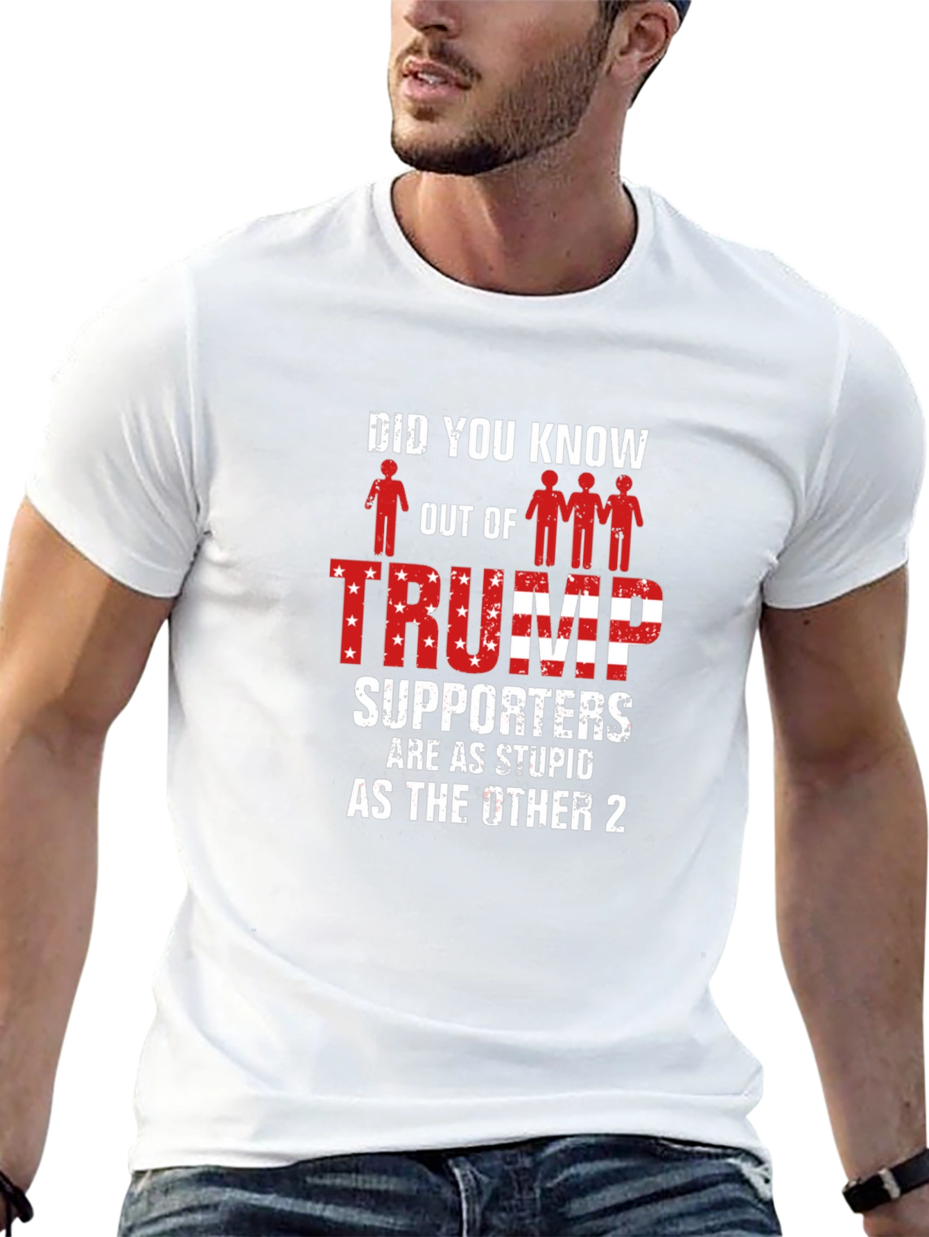 Black Funny Trump Supporter Graphic T-Shirt view 13
