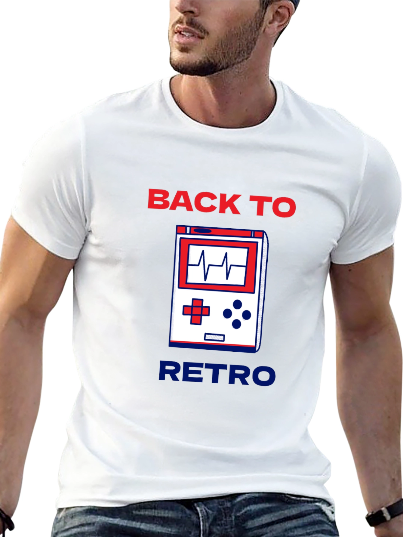 Black Retro Gamer T-Shirt - Classic Style view 13