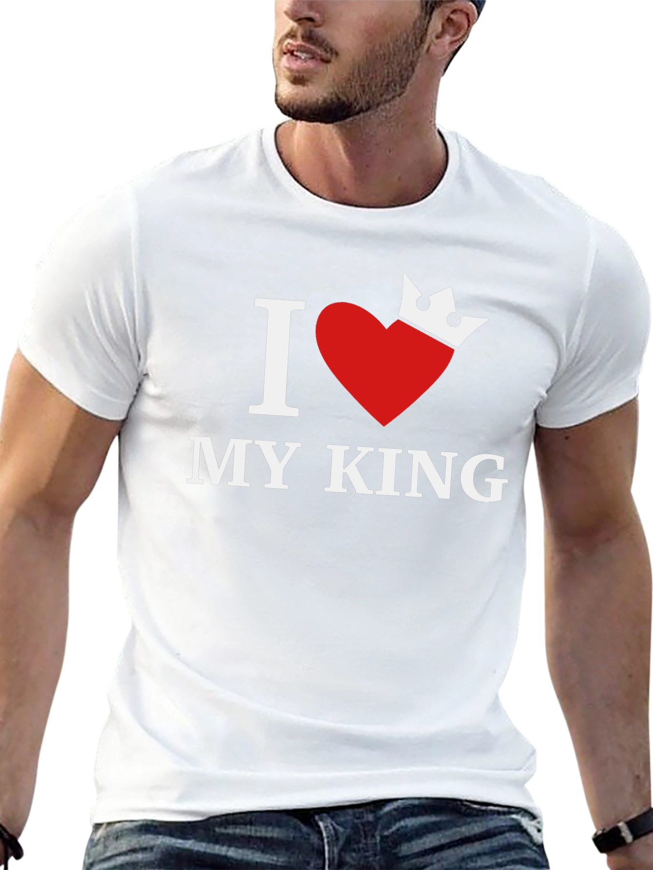 Black I Love My King - Graphic Tee view 13