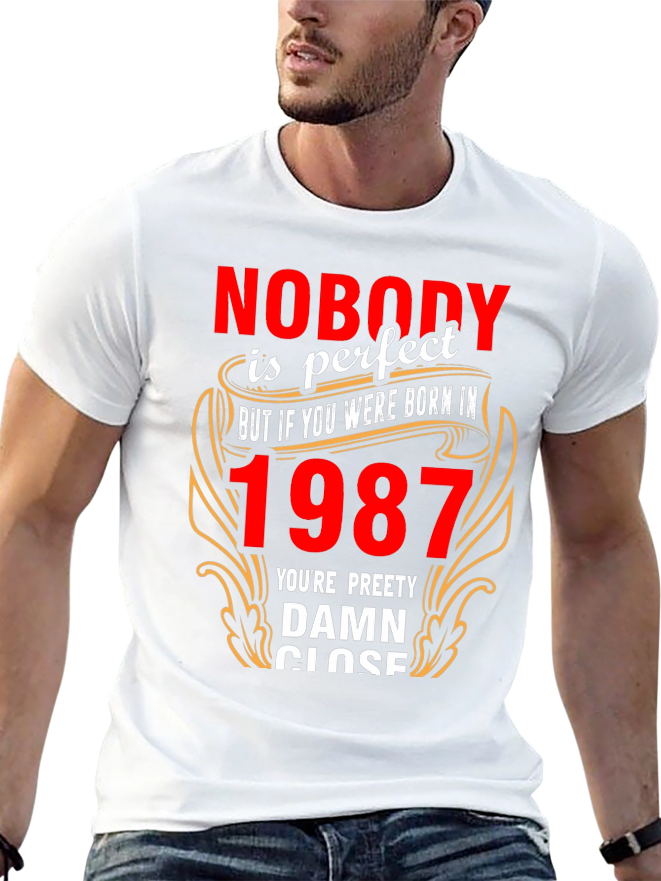 Nobody is Perfect Born in 1987 T-Shirt - 13
