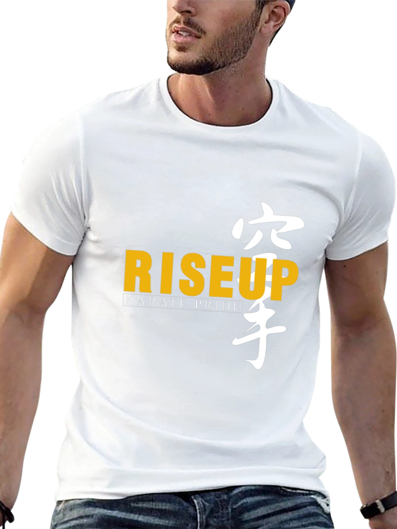 Black Rise Up Karate Pride Black T-Shirt view 13