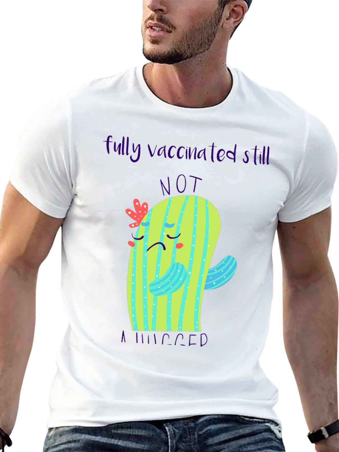 Black Vaccinated Still Not Immune T-Shirt view 13