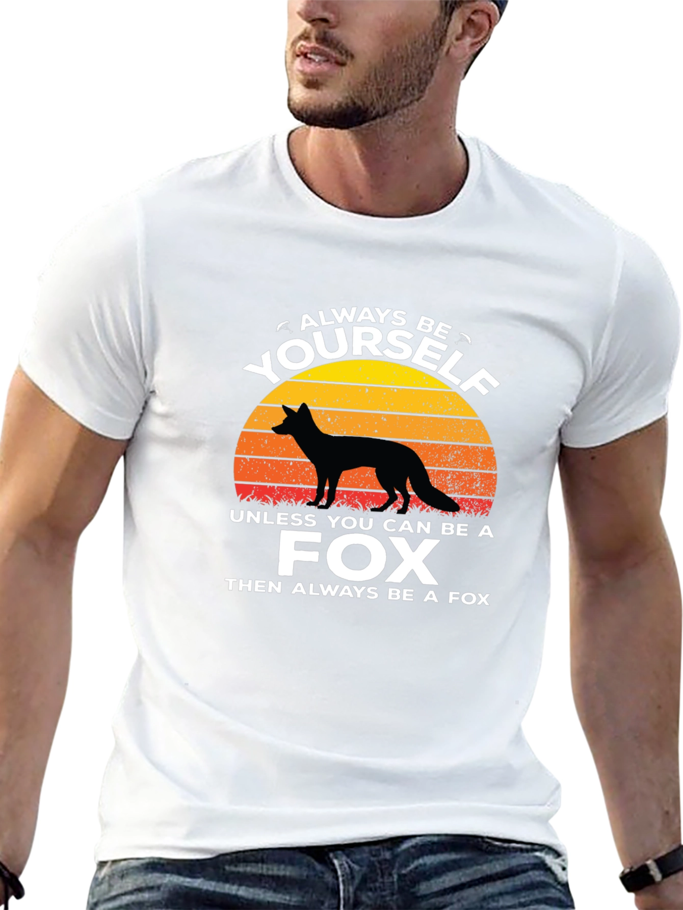 Black Always Be Yourself Unless You Can Be a Fox T-Shirt view 13