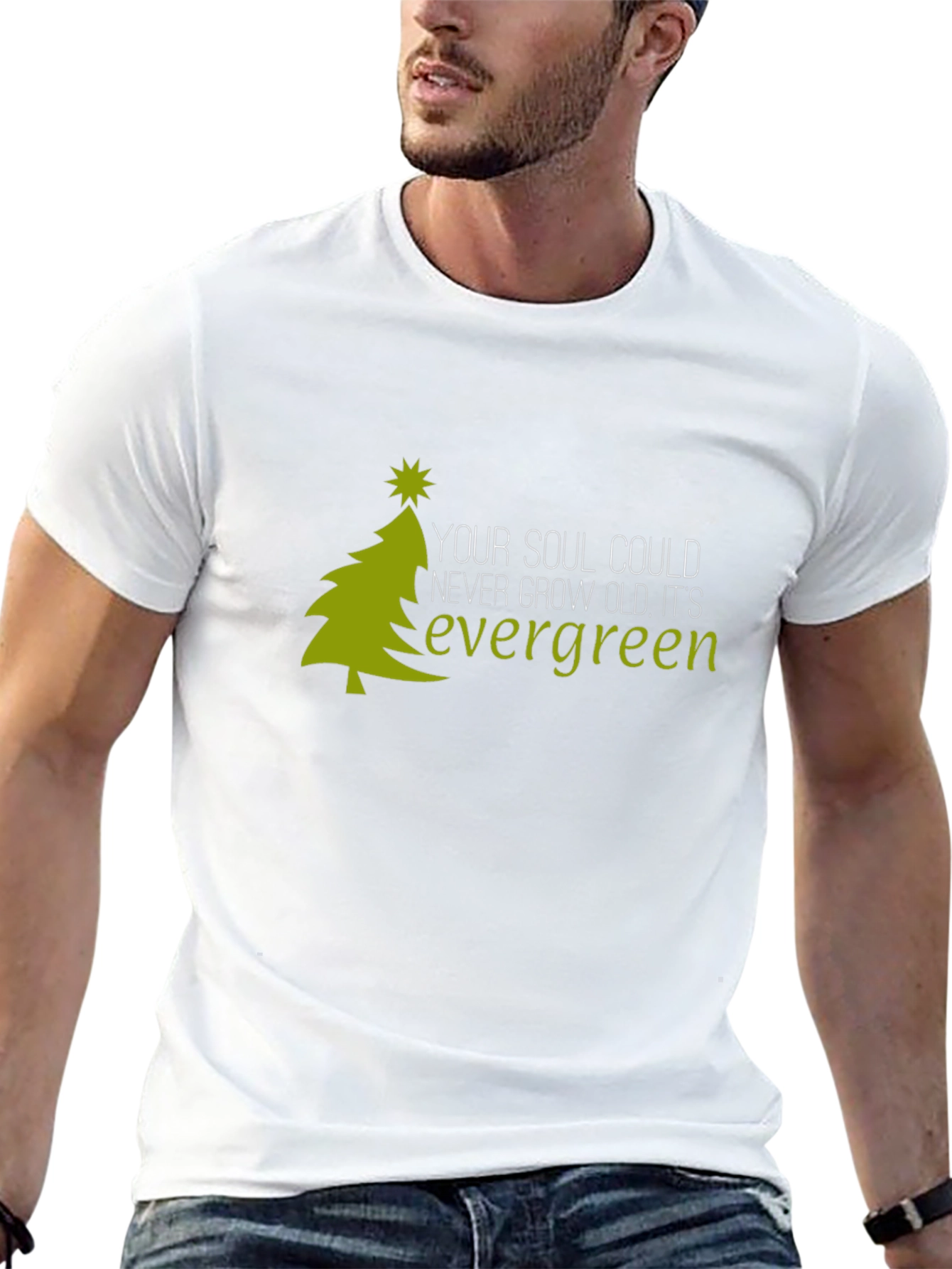 Black Evergreen Soul Graphic Tee - Unisex view 13