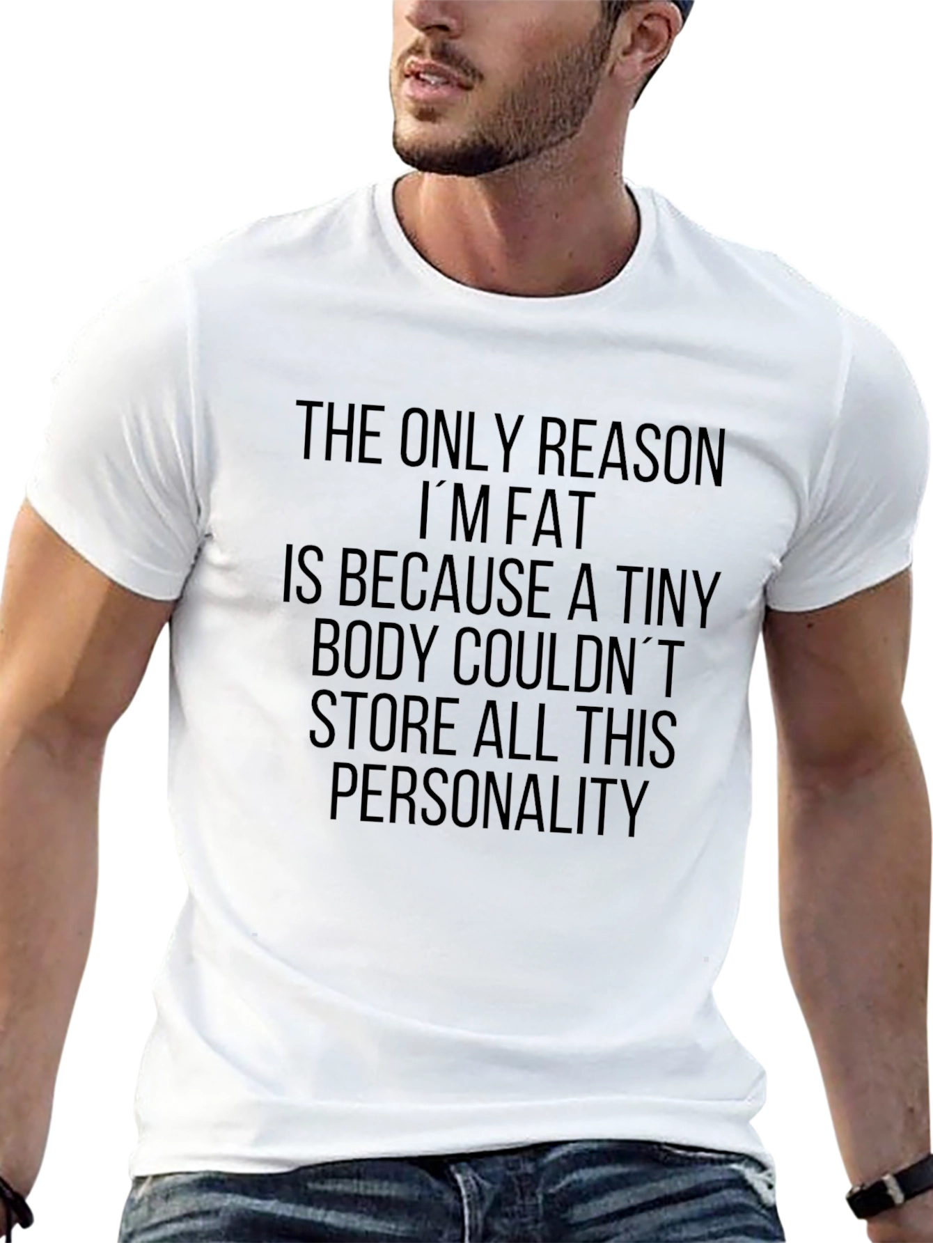 Black Funny Personality T-Shirt view 13