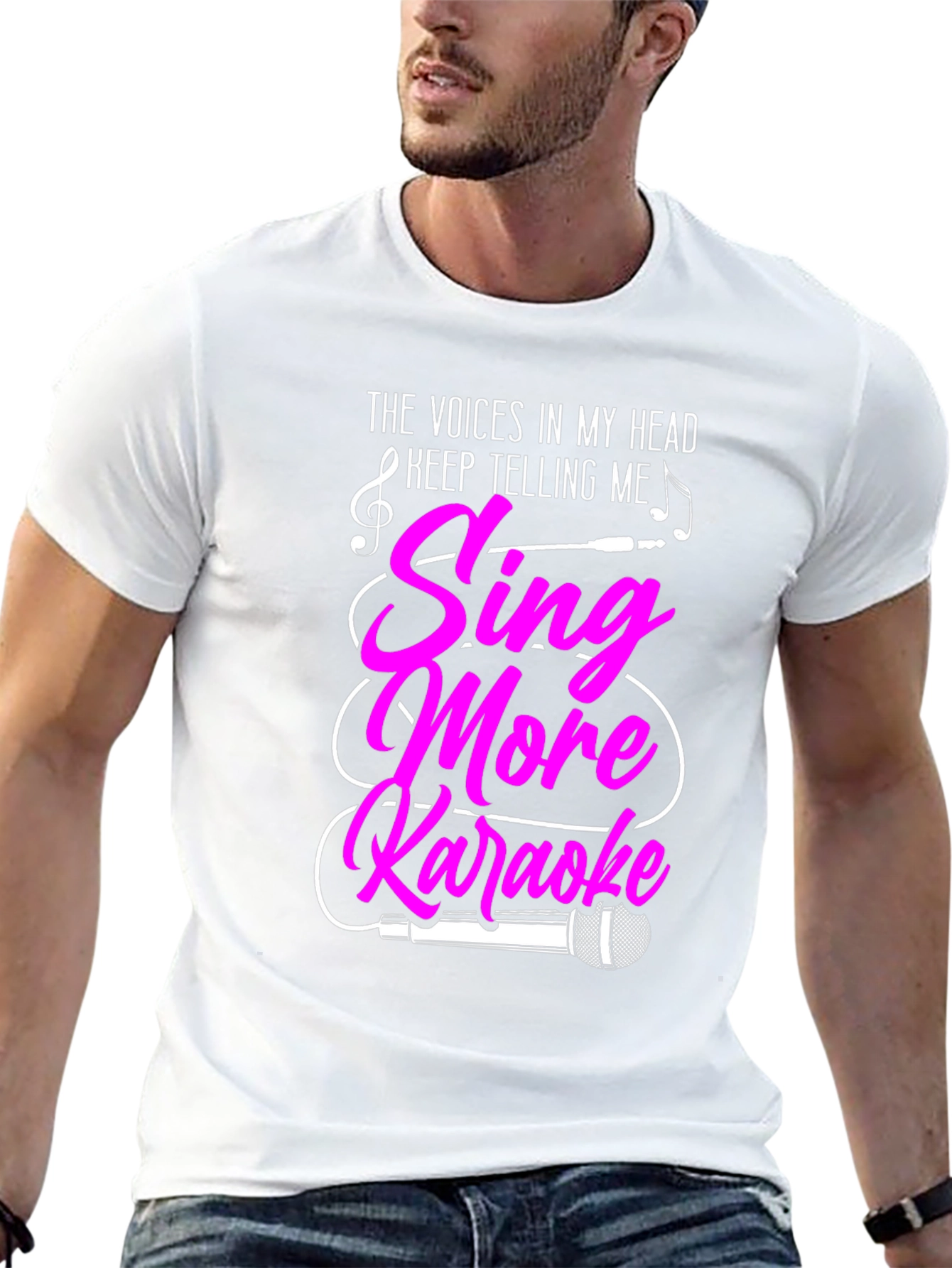 Black Sing More Karaoke Graphic T-Shirt view 13