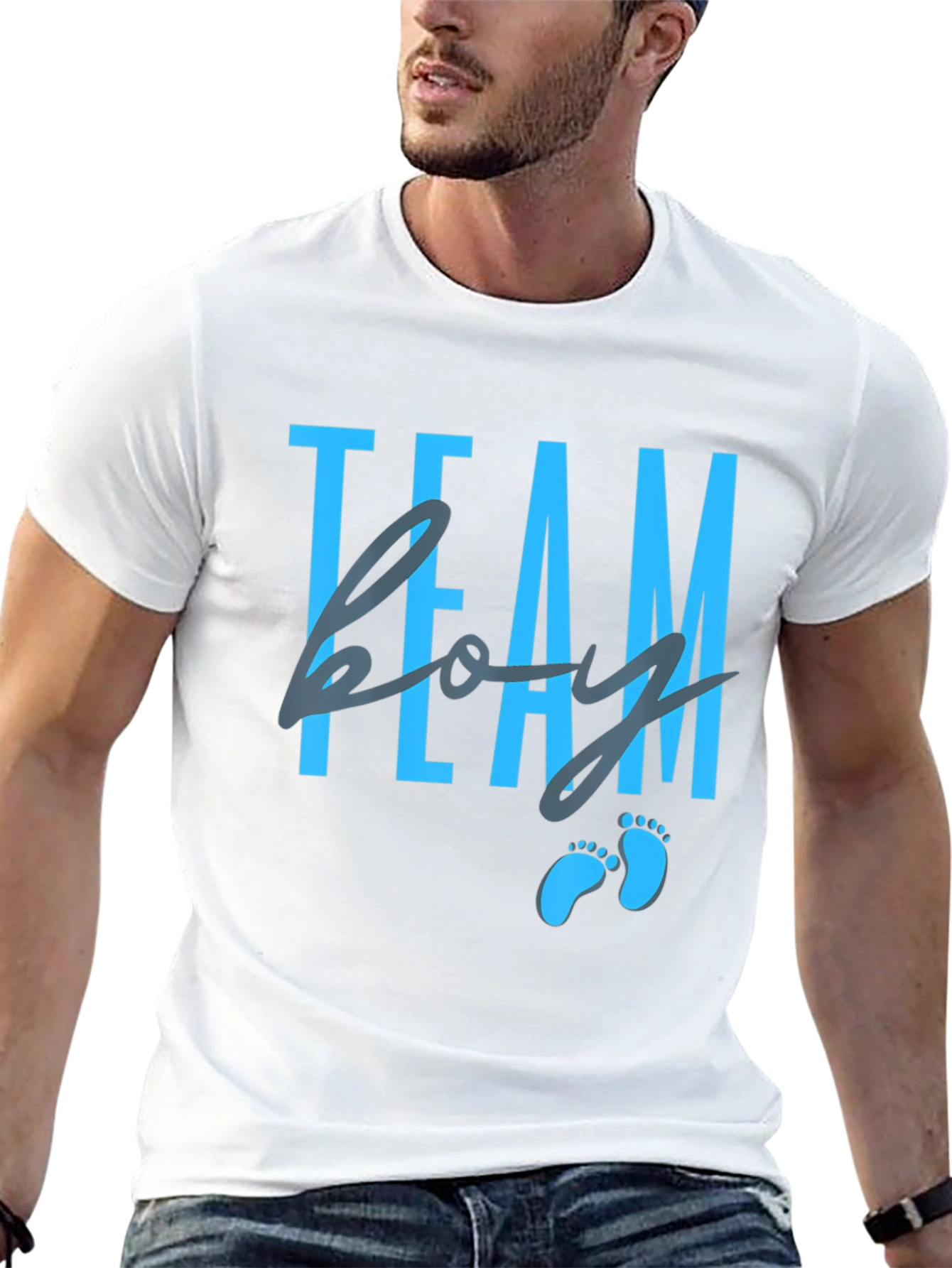 Team Boy Baby Shower T-Shirt - 13