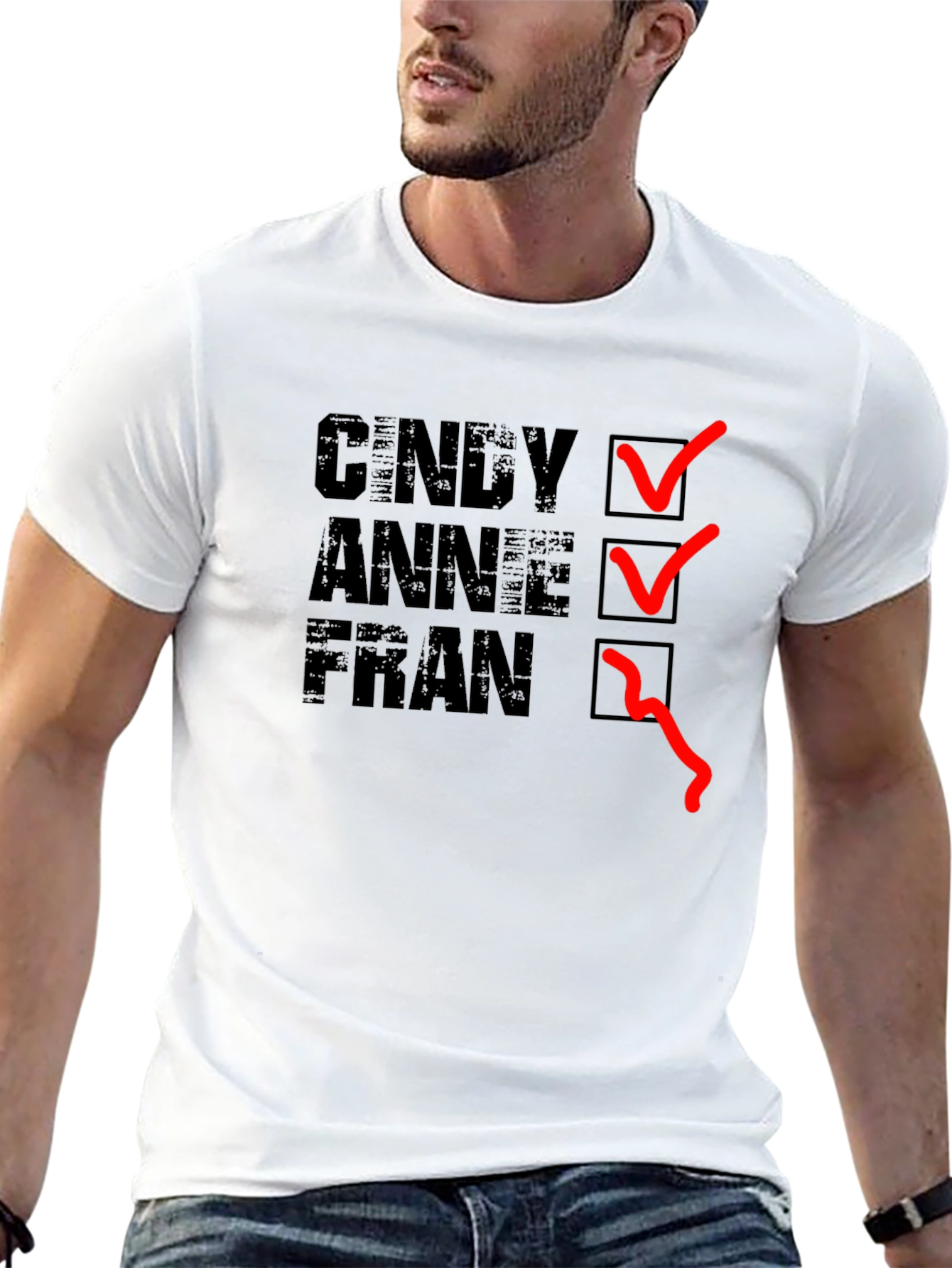Black Cindy Anne Fran T-Shirt - Black Graphic Tee view 13