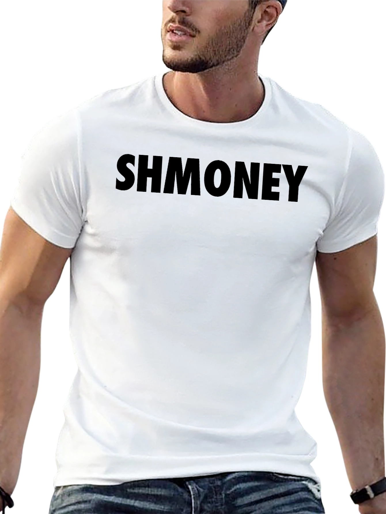 Black SHMONEY Black Graphic T-Shirt view 13