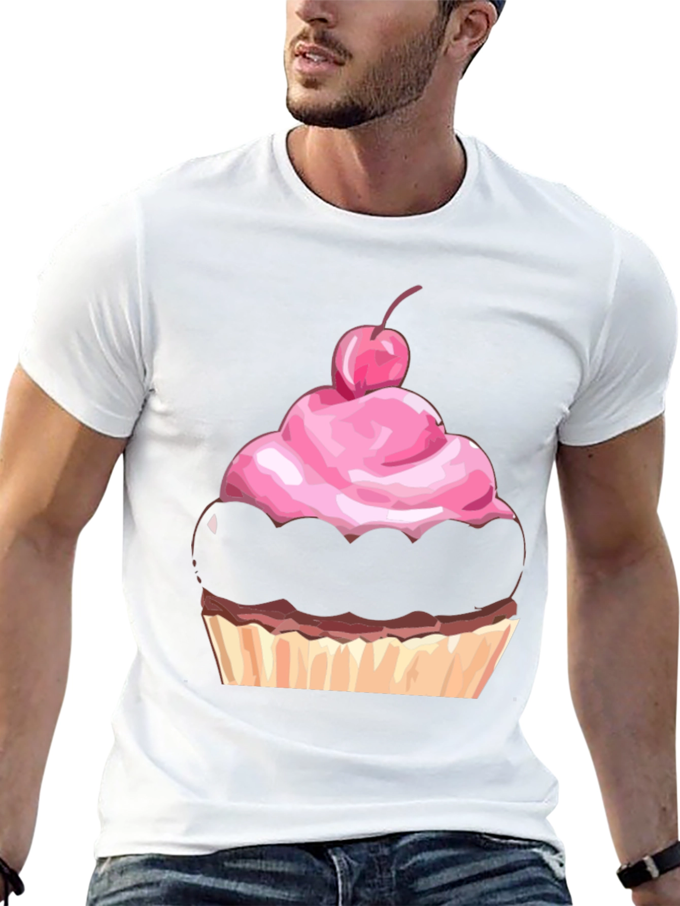 Black Cupcake Graphic T-Shirt view 13