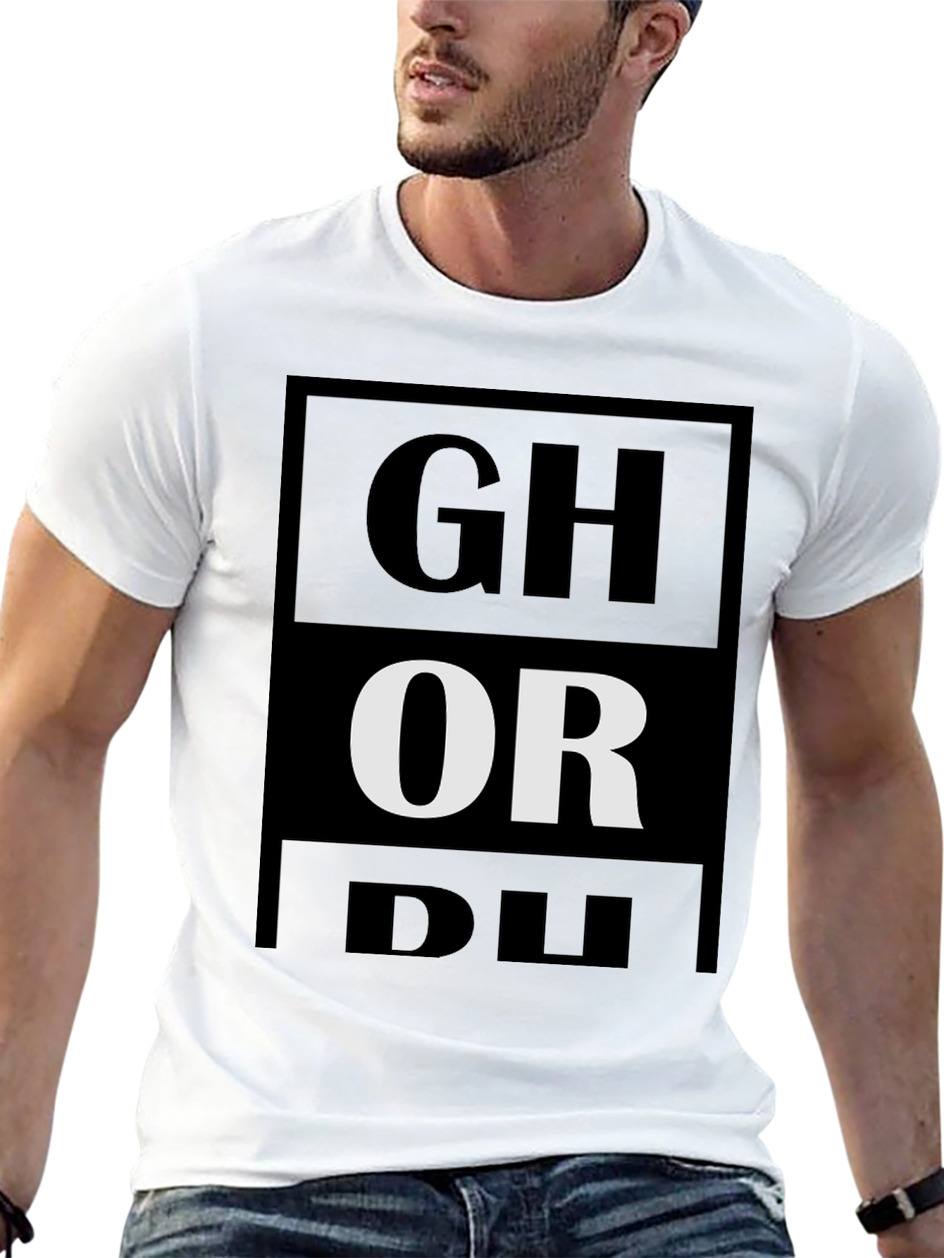 Black Ghormley T-Shirt - Black Graphic Tee view 13