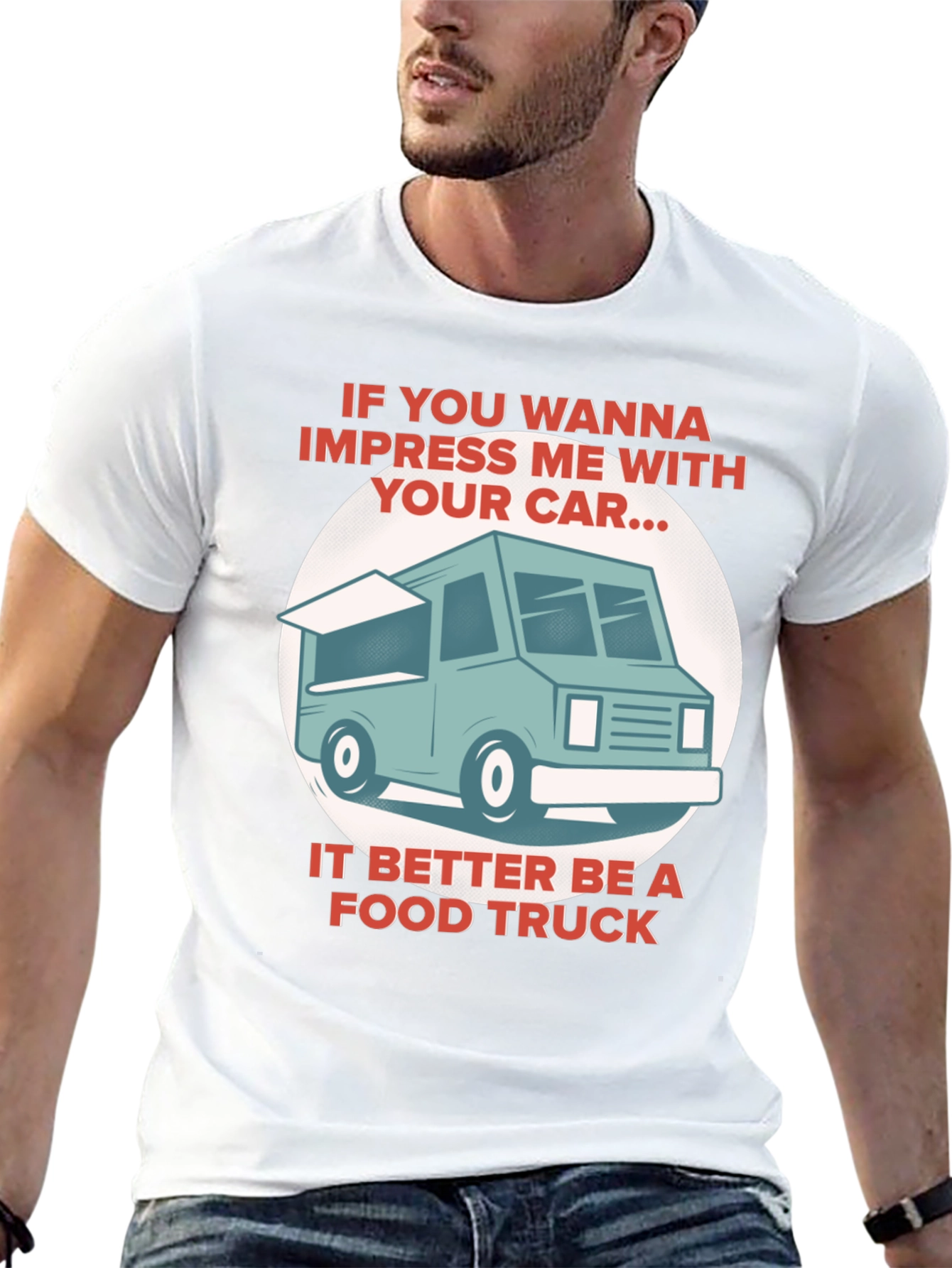 Black Food Truck T-Shirt - Impress Me view 13