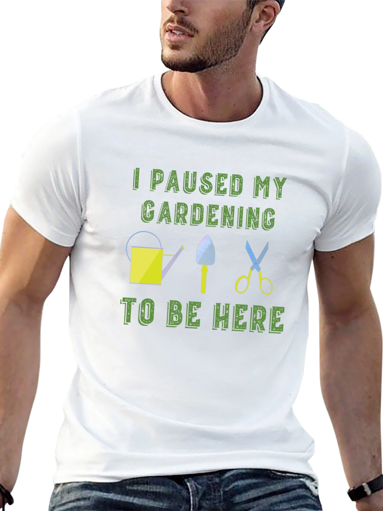 Black Gardening Humor T-Shirt view 13