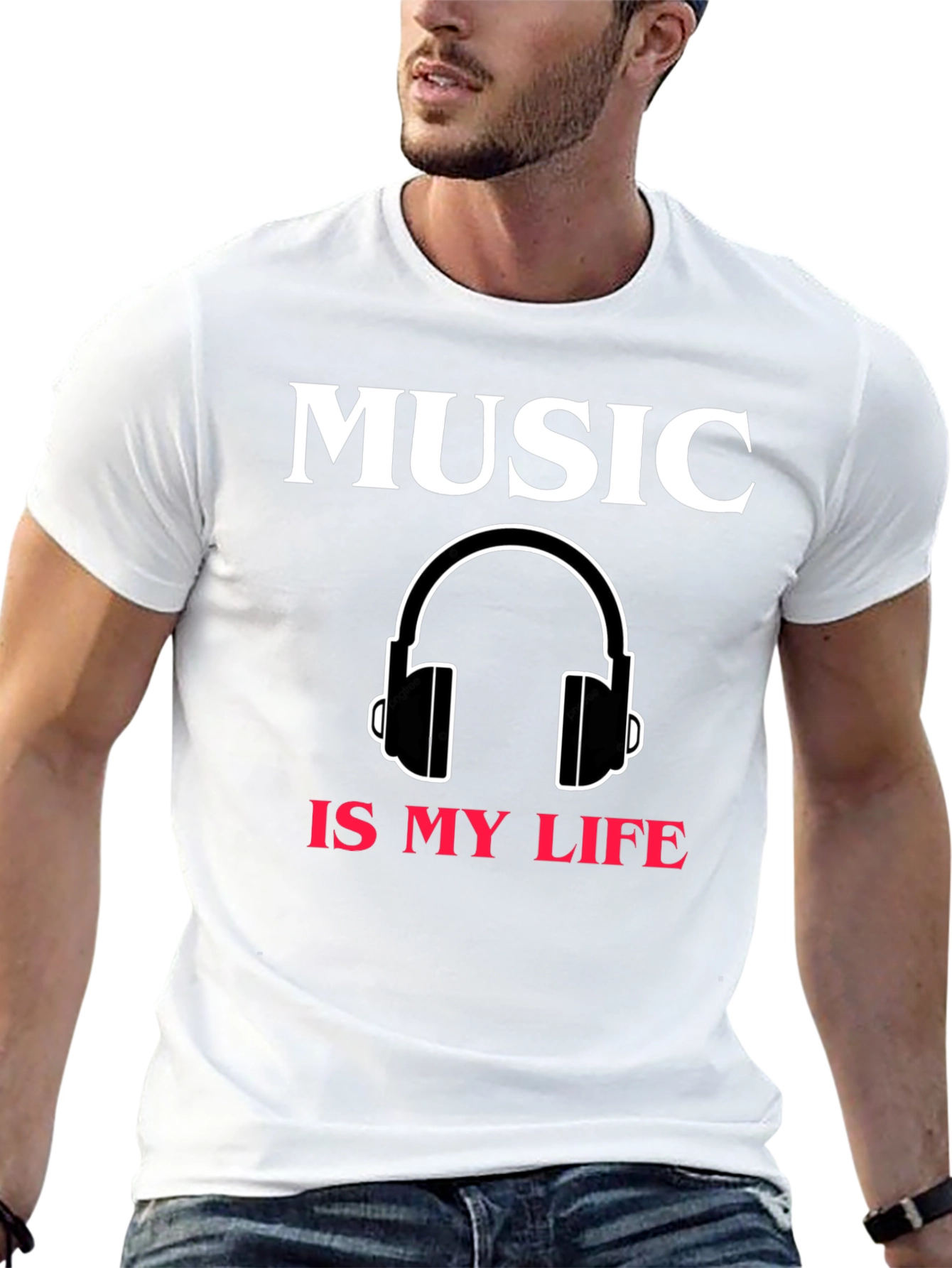 Black Music Is My Life T-Shirt | Musician Tee view 13