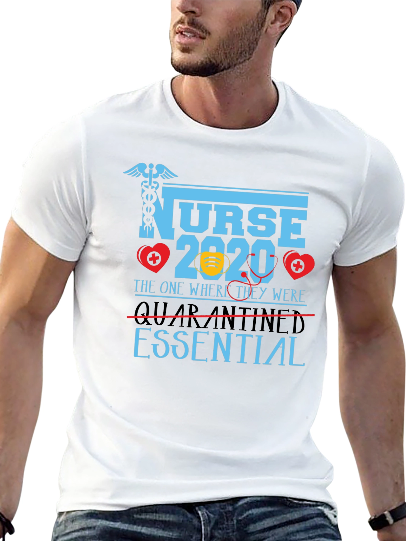 Black Nurse Essential 2020 T-Shirt view 13