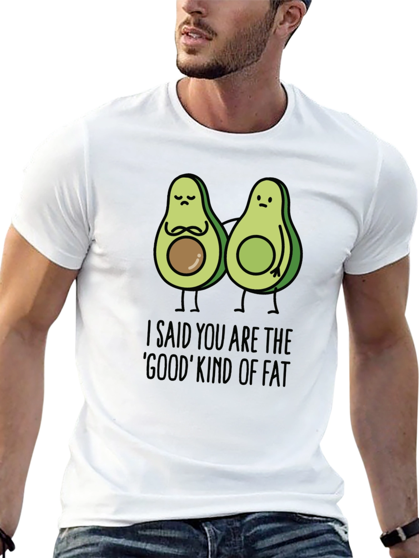 Black Avocado 'Good Kind of Fat' Graphic Tee view 13