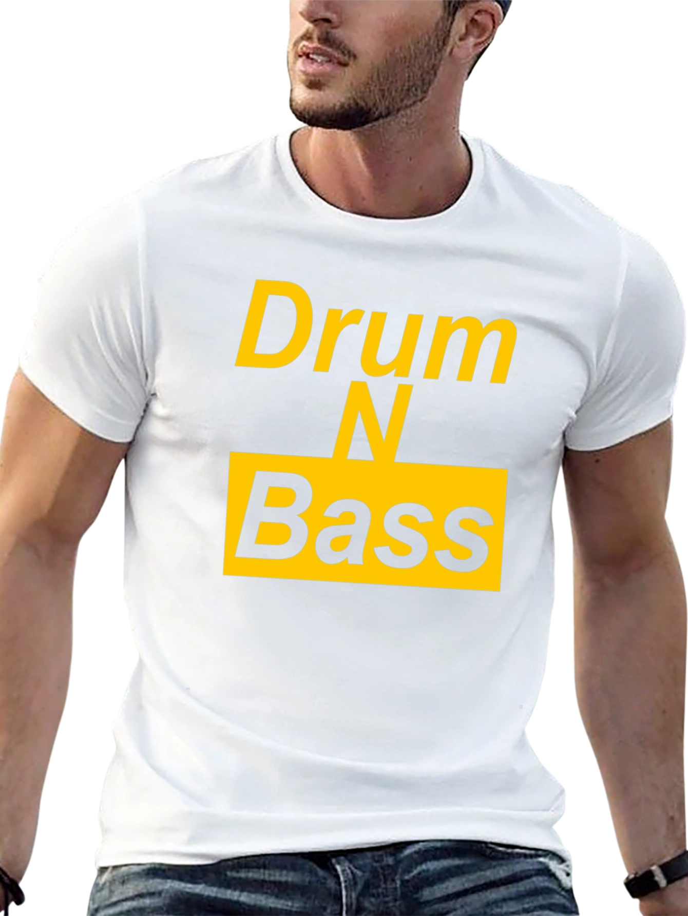 Drum N Bass Black T-Shirt - Music Lover's Tee - 13