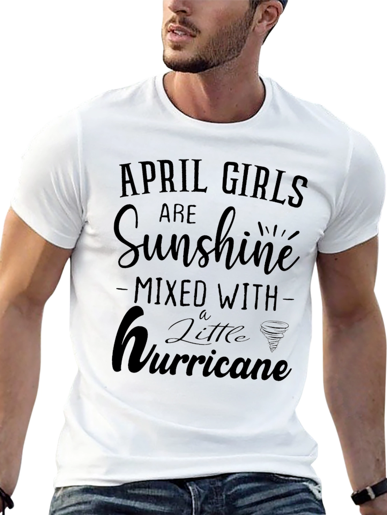 Black April Girls Sunshine Hurricane T-Shirt view 13