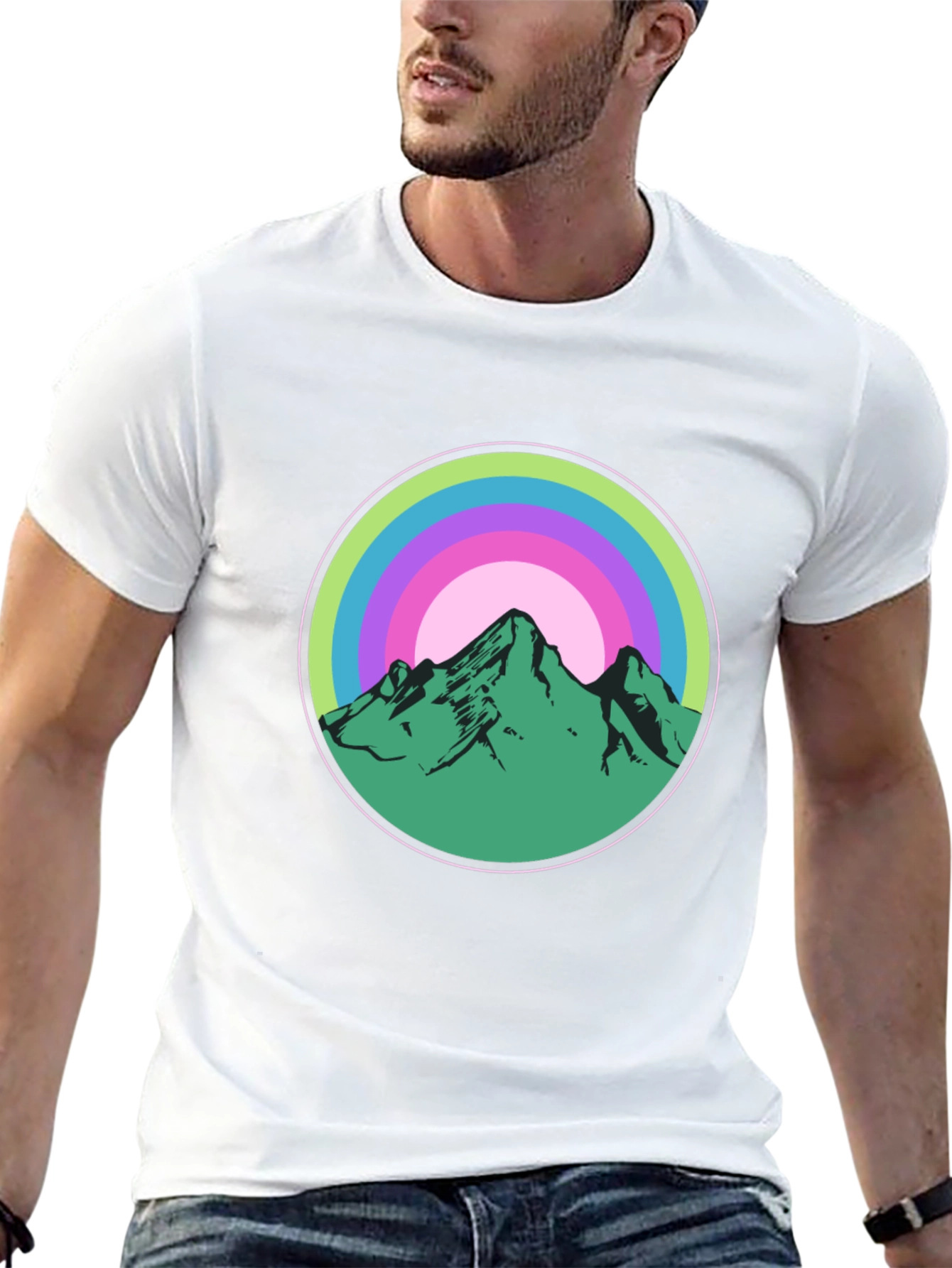 Black Mountain Circle Graphic Tee view 13