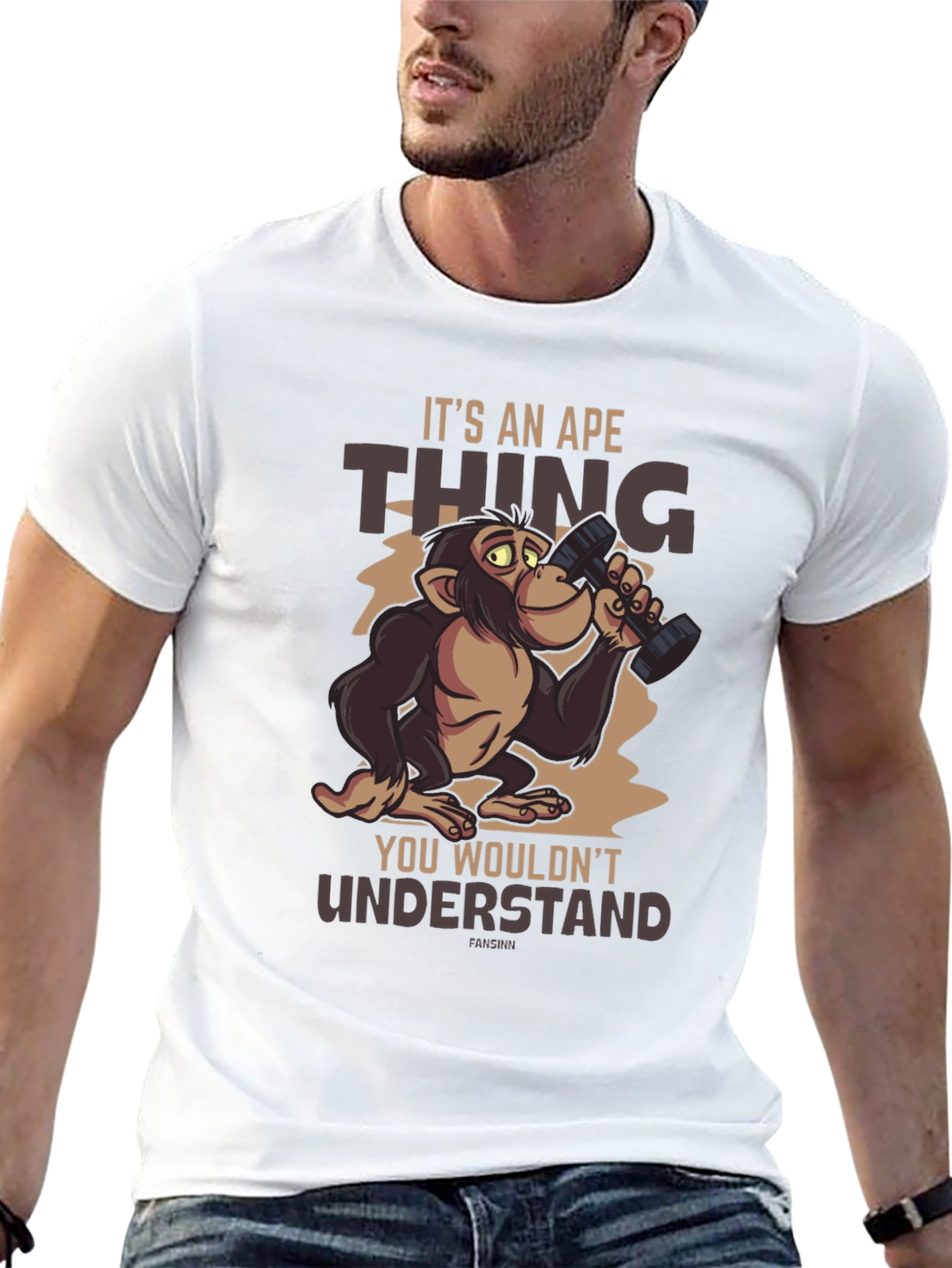 Black It's An Ape Thing T-Shirt view 13