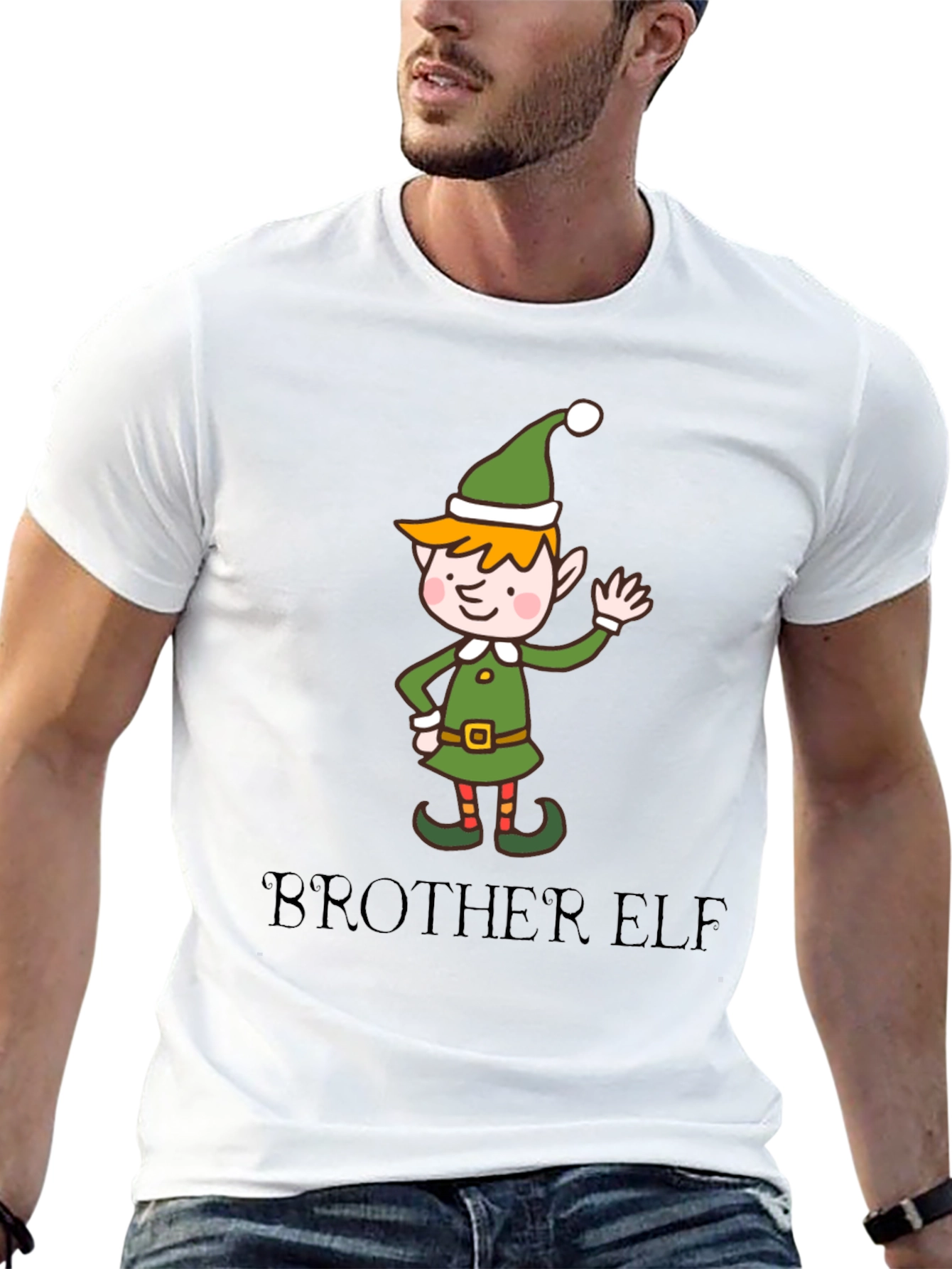 Black Brother Elf T-Shirt view 13
