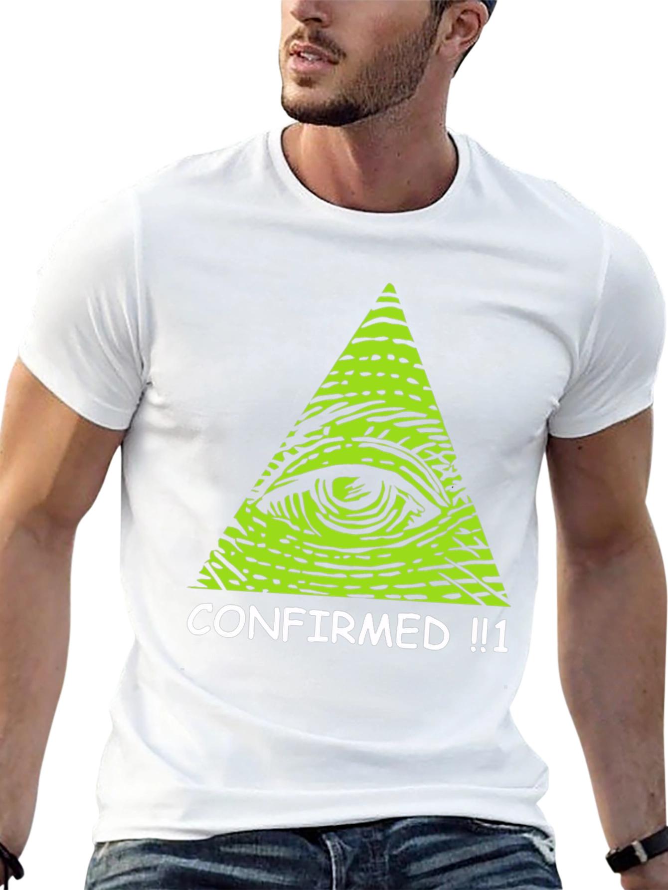 Black Illuminati Eye T-Shirt - Confirmed! Conspiracy Tee view 13