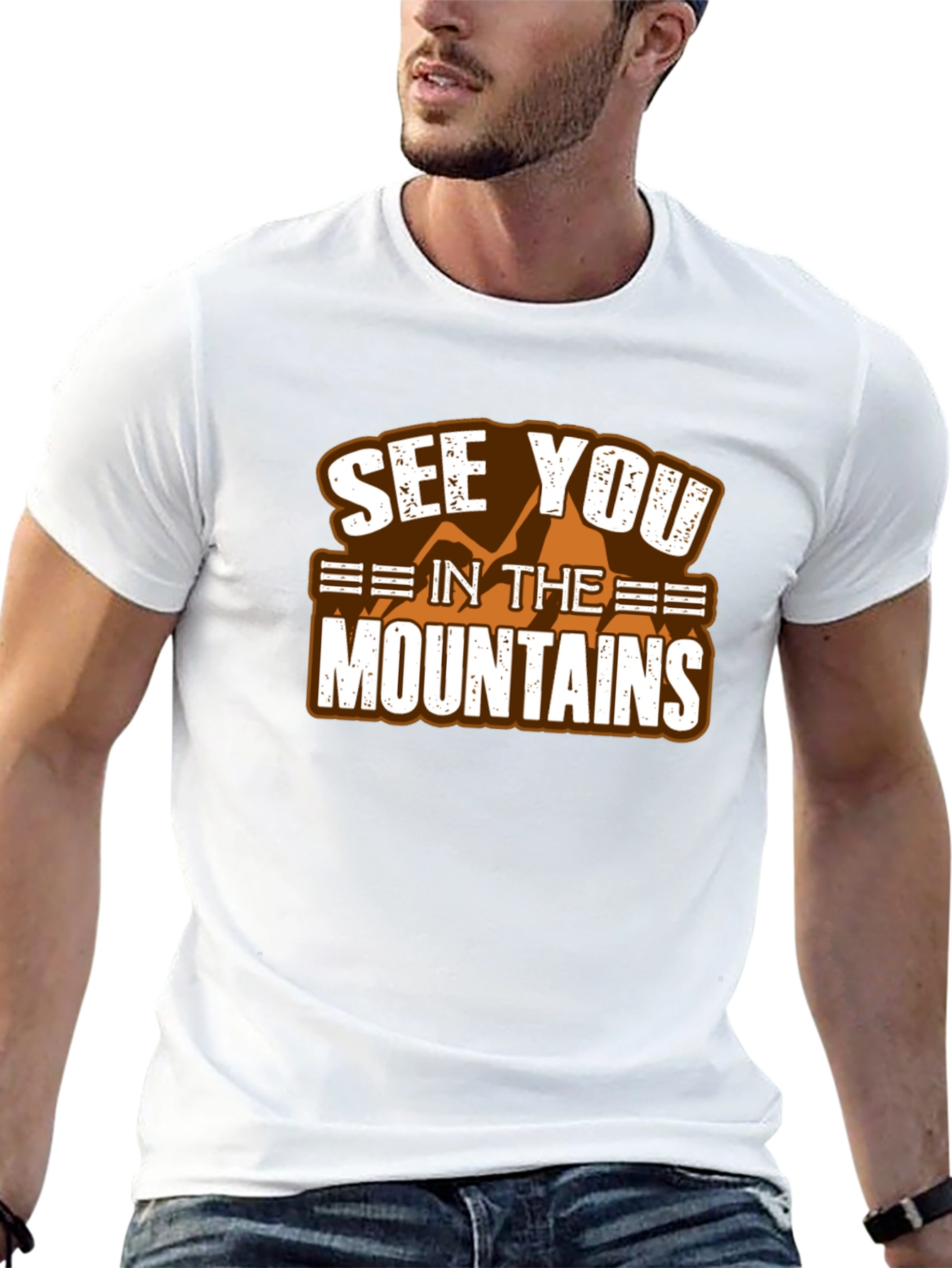 Black See You in the Mountains Graphic T-Shirt view 13