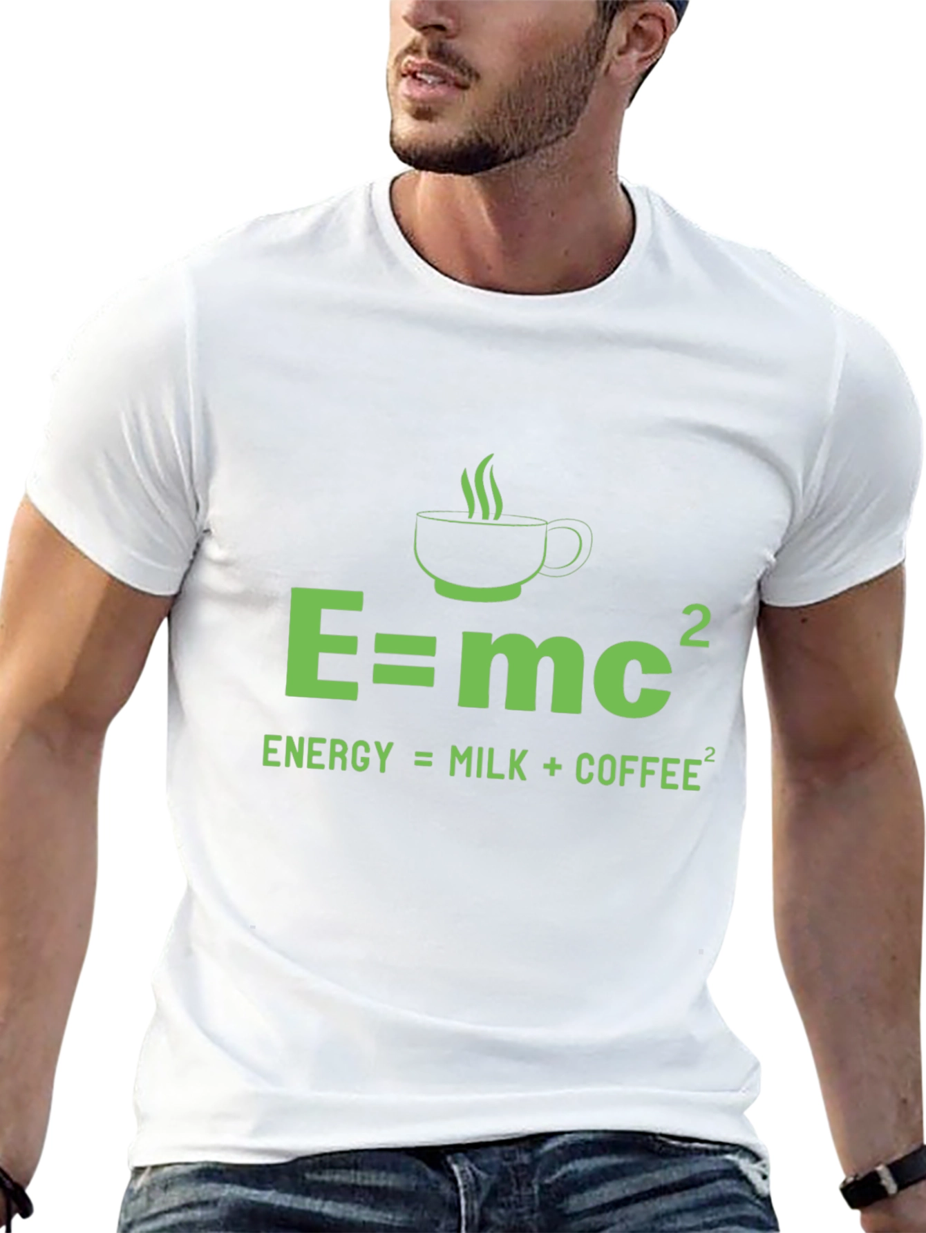 Black Energy = Milk + Coffee² T-Shirt view 13