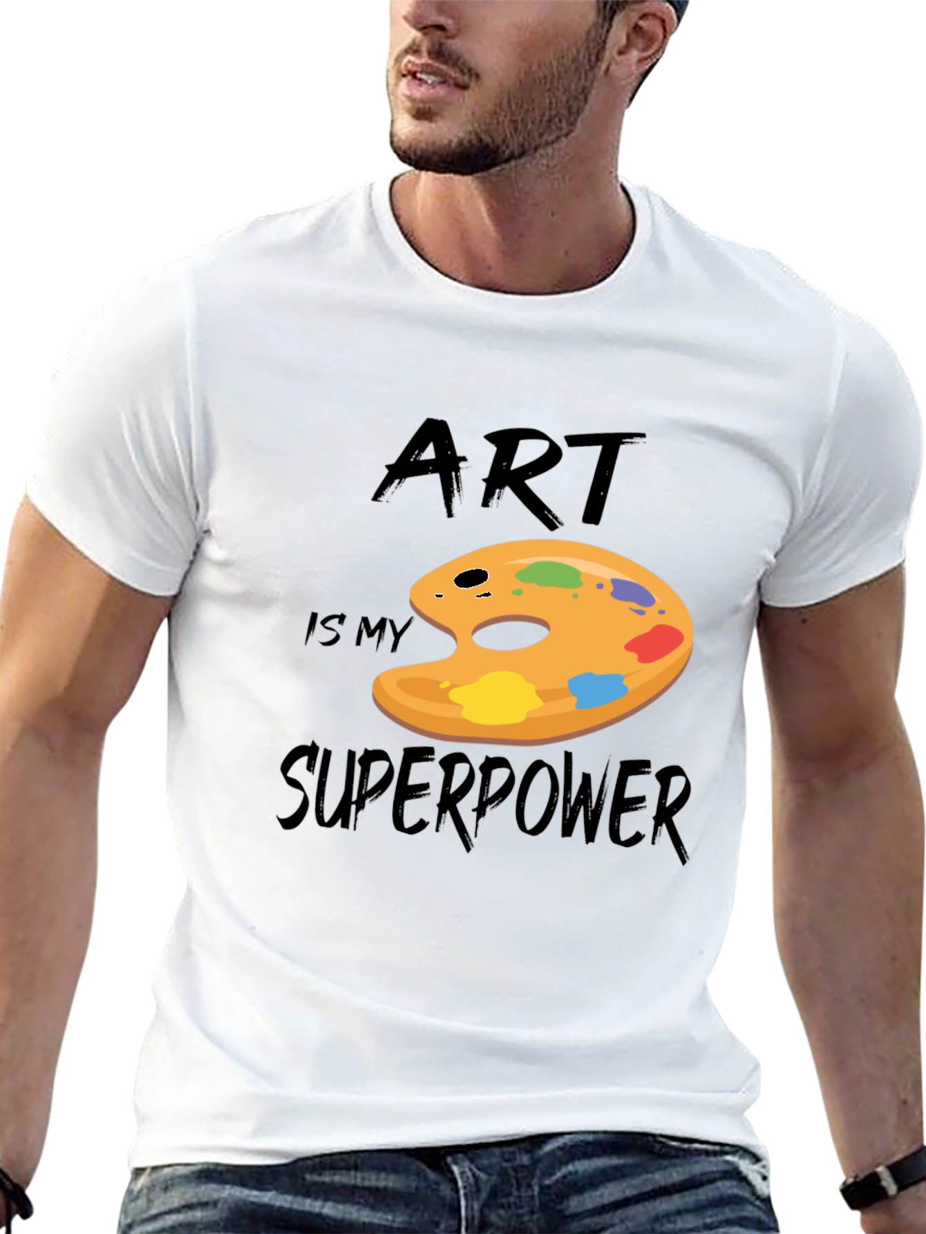 Black Art is My Superpower Graphic T-Shirt view 13