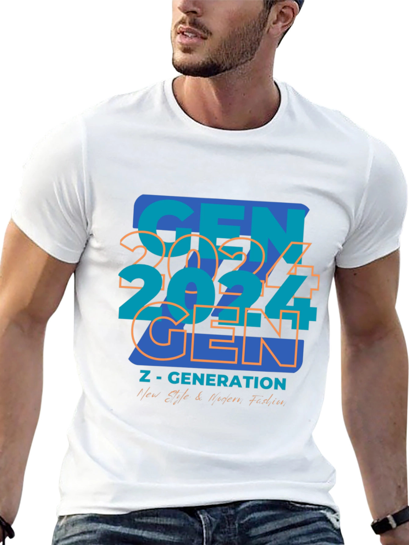 Black Gen Z Graphic Tee - New Age Fashion view 13