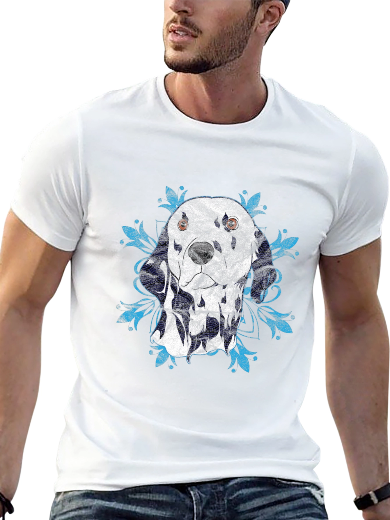 Black Dalmatian Graphic T-Shirt - Cool Dog Lover Tee view 13