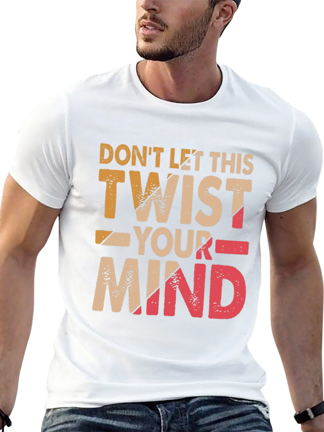 Black Don't Let This Twist Your Mind Graphic Tee view 13