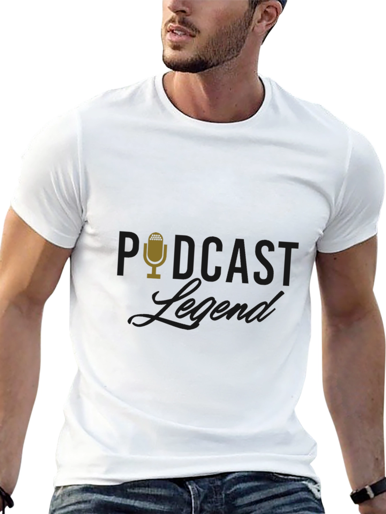 Podcast Legend Black T-Shirt - 13