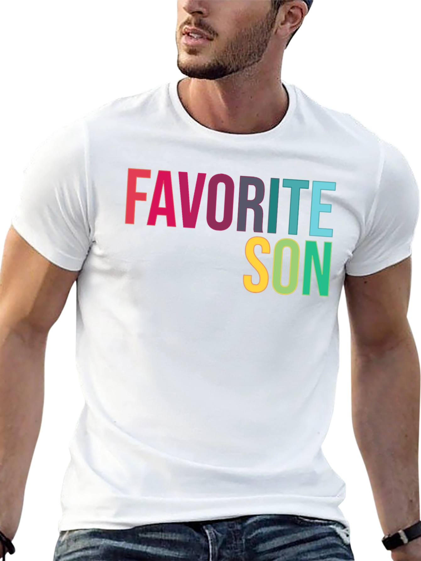 Black Favorite Son Graphic T-Shirt - Soft Cotton Blend view 13