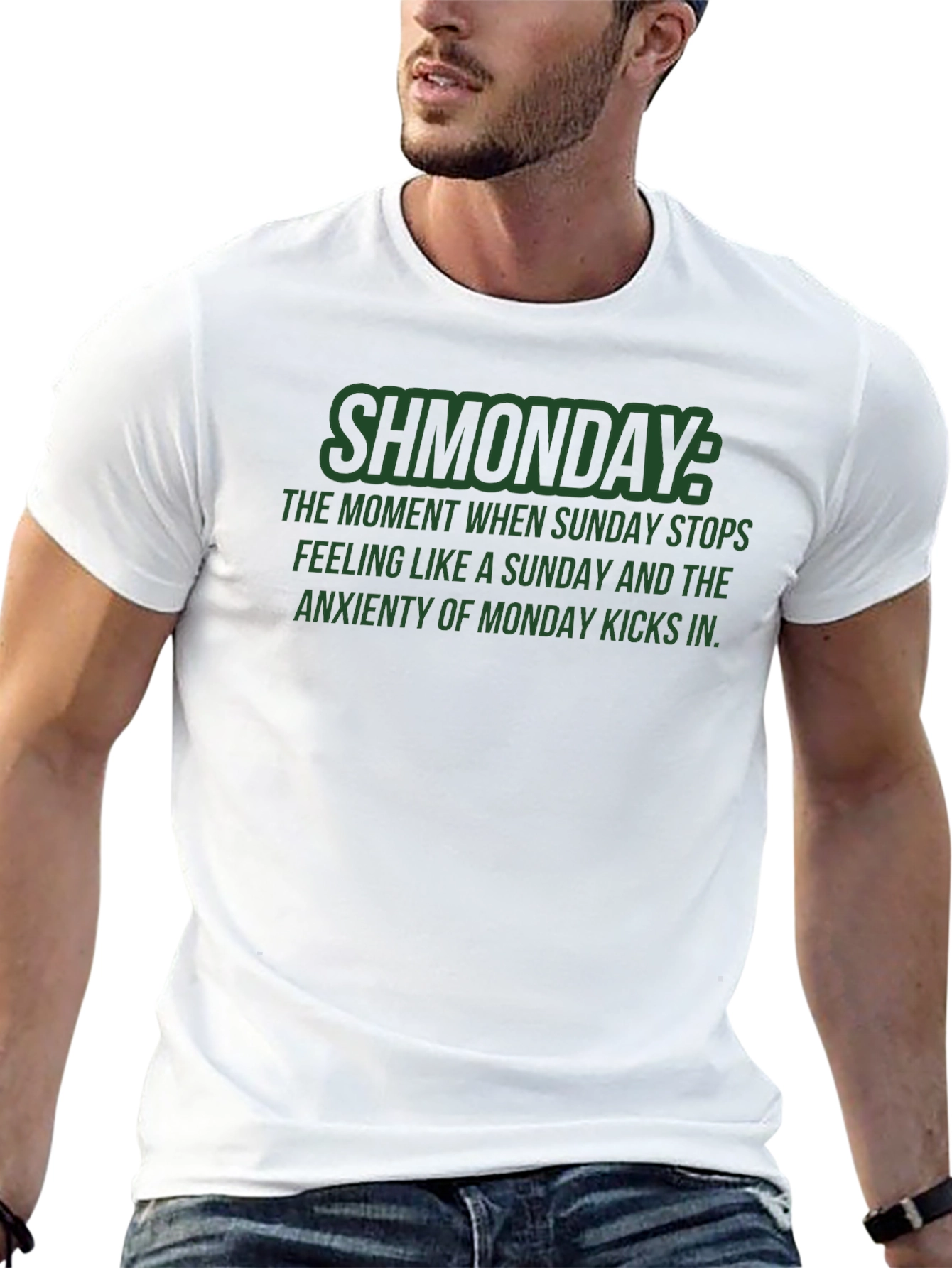 Black Shmonday Graphic T-Shirt - Relaxed Fit, Dark Humor Tee view 13