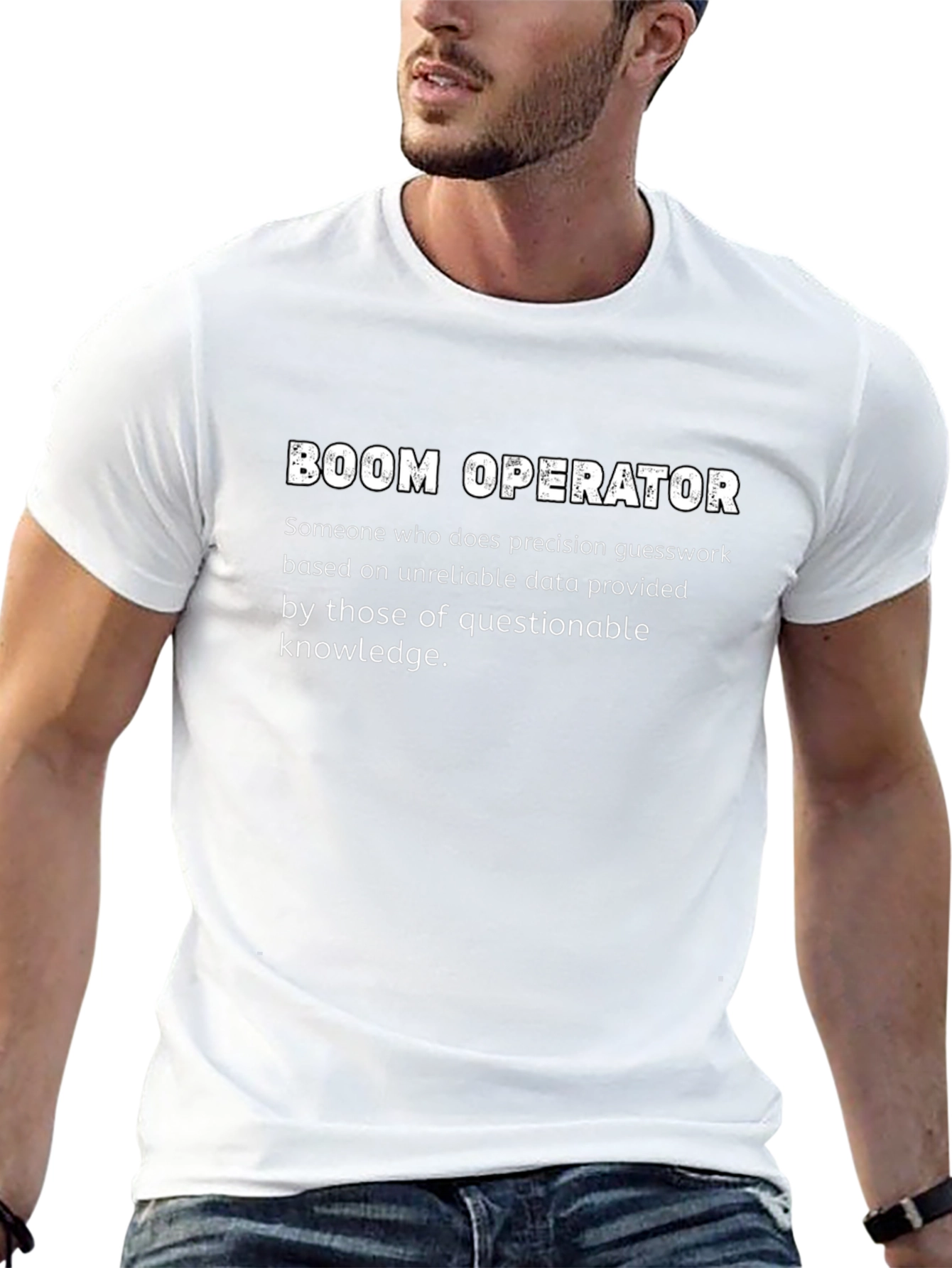 Black Boom Operator Graphic T-Shirt view 13
