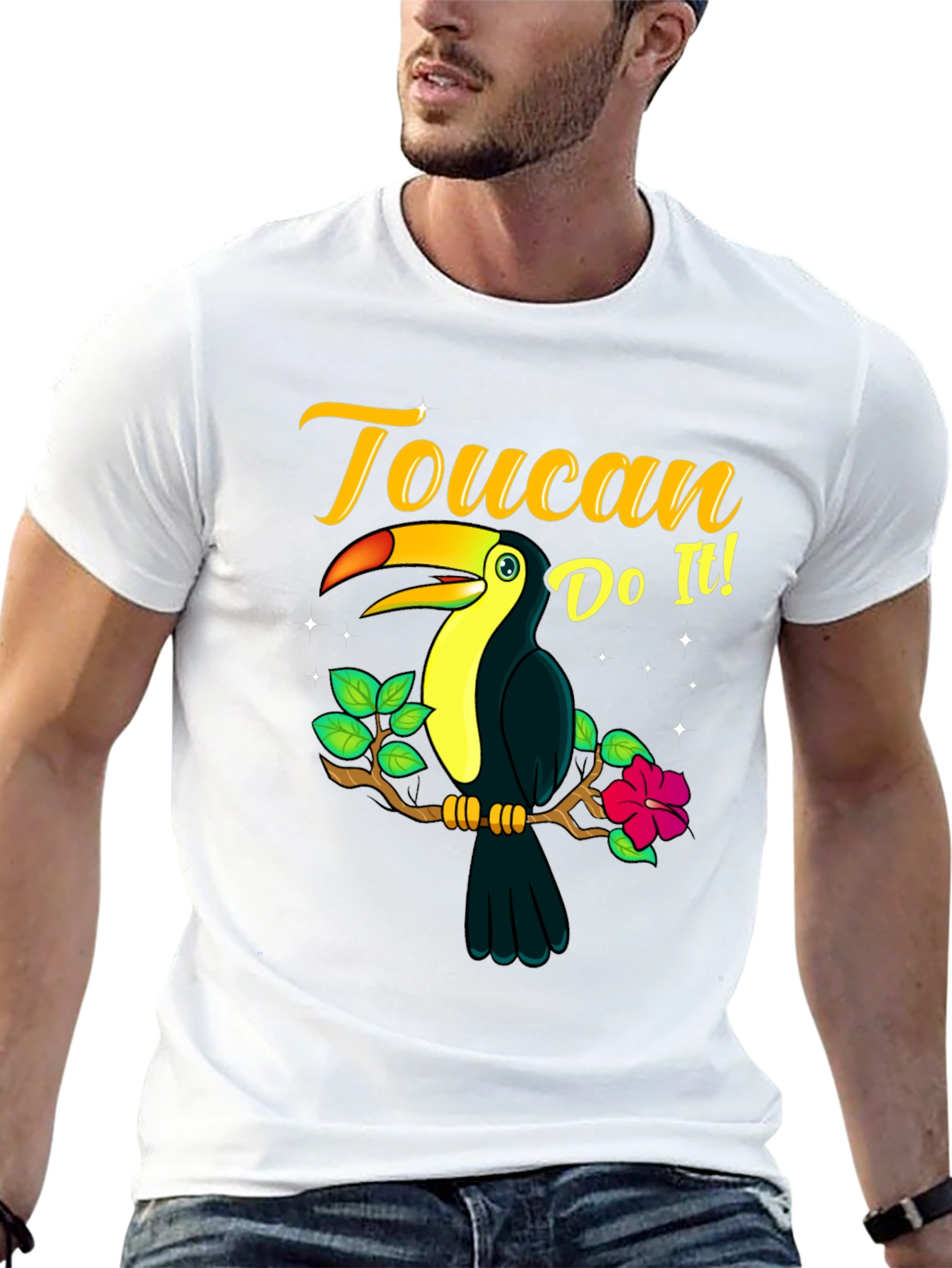 Black Toucan Do It! Graphic T-Shirt view 13