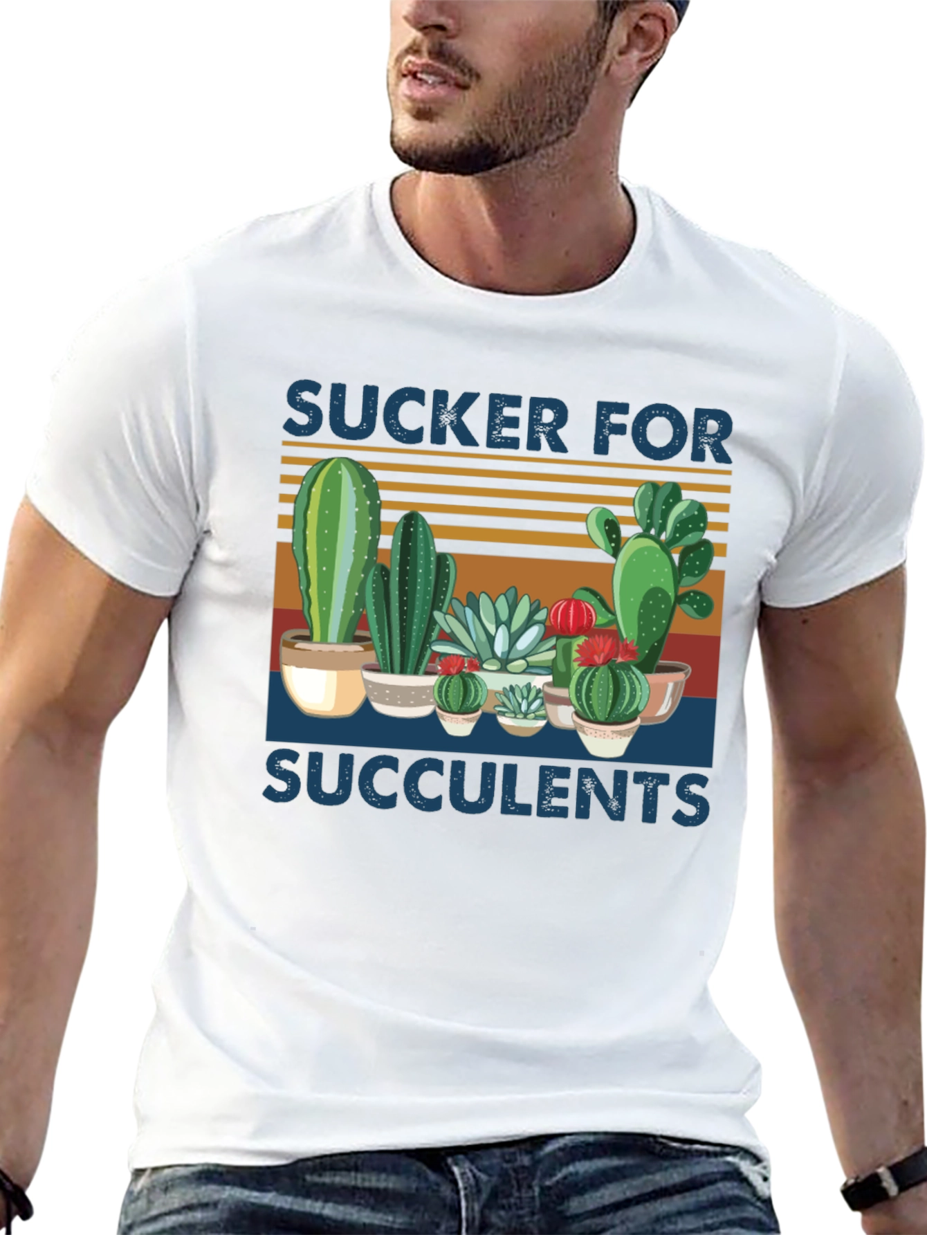 Black Sucker for Succulents Graphic Tee view 13