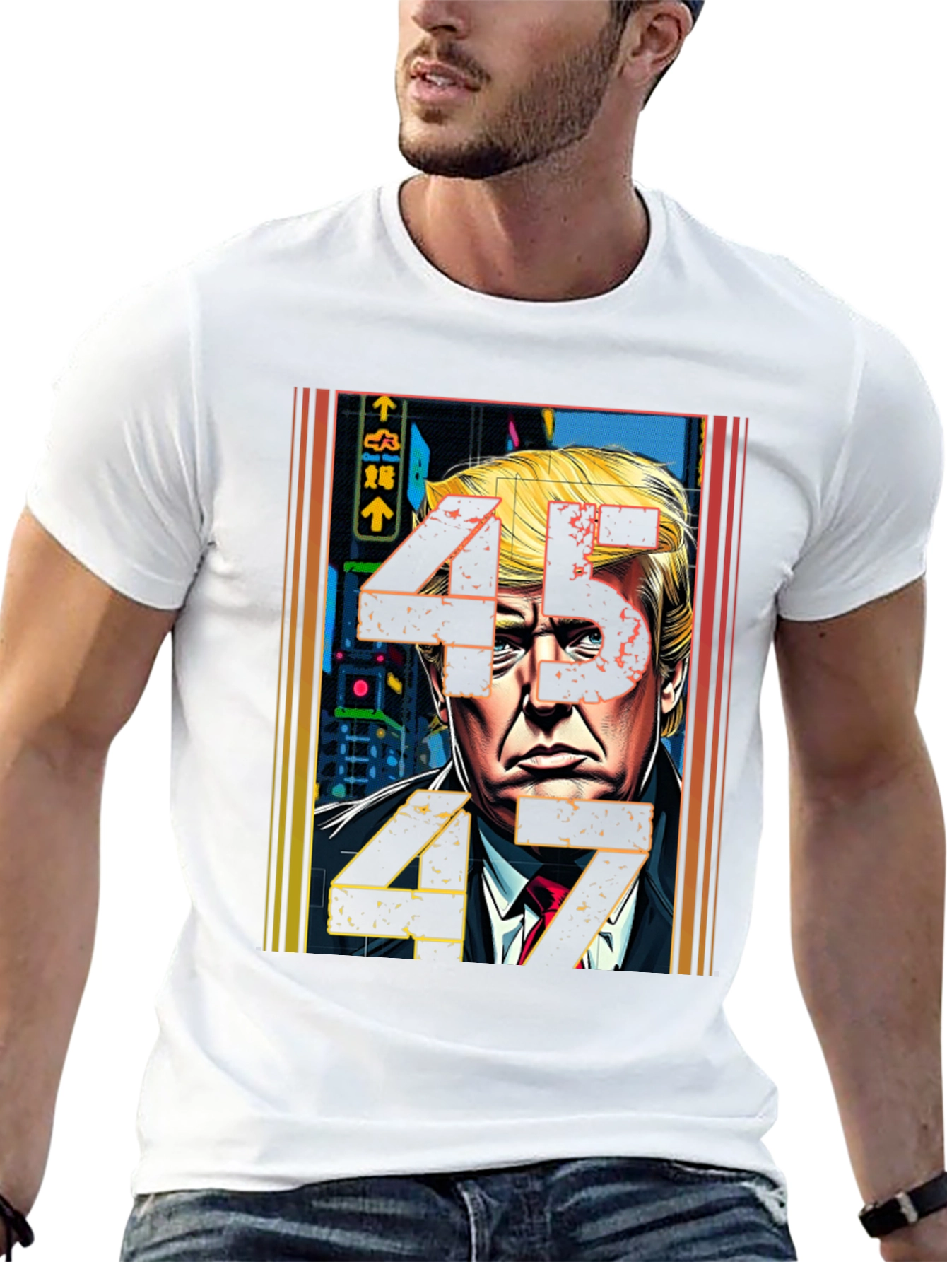 Black 45 47 Graphic Tee view 13