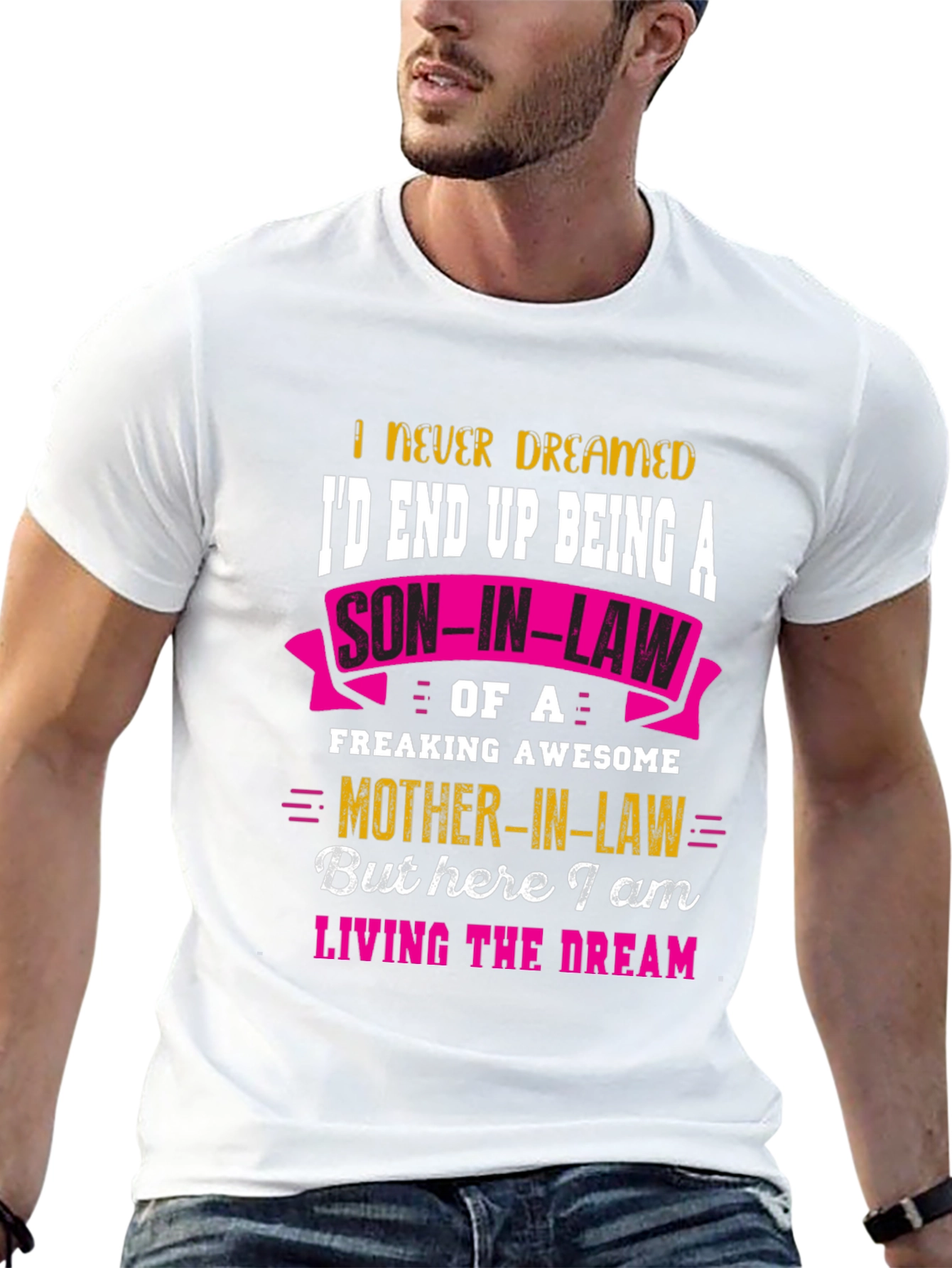 Black Funny Son-in-Law T-Shirt - Awesome Mother-in-Law Tee view 13