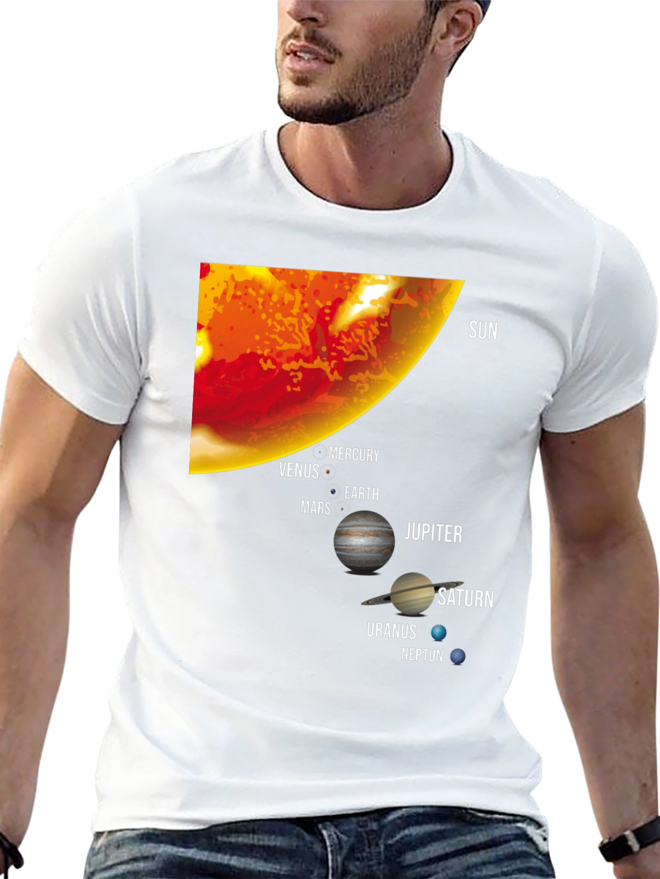 Solar System Planets Graphic T-Shirt - 13